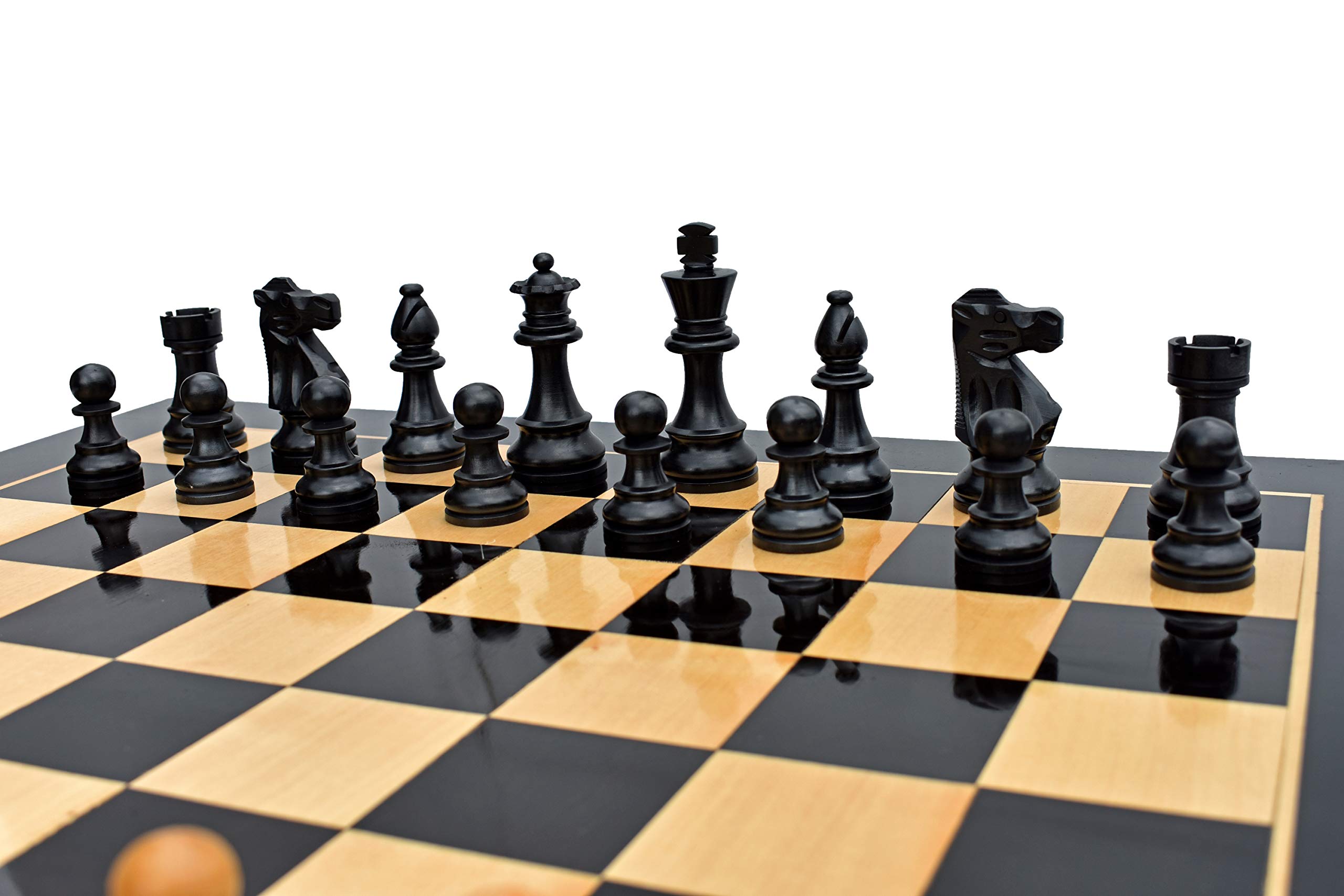 Premium Staunton Wood Chess Set - 3.75