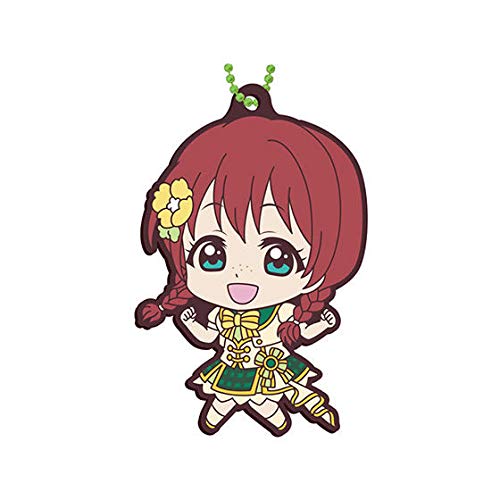 Love Live! Nijigasaki High School Idol Club Emma Verde Gashapon Rubber Mascot - Cute Anime Collectible for Fans, Display & Desk Decoration