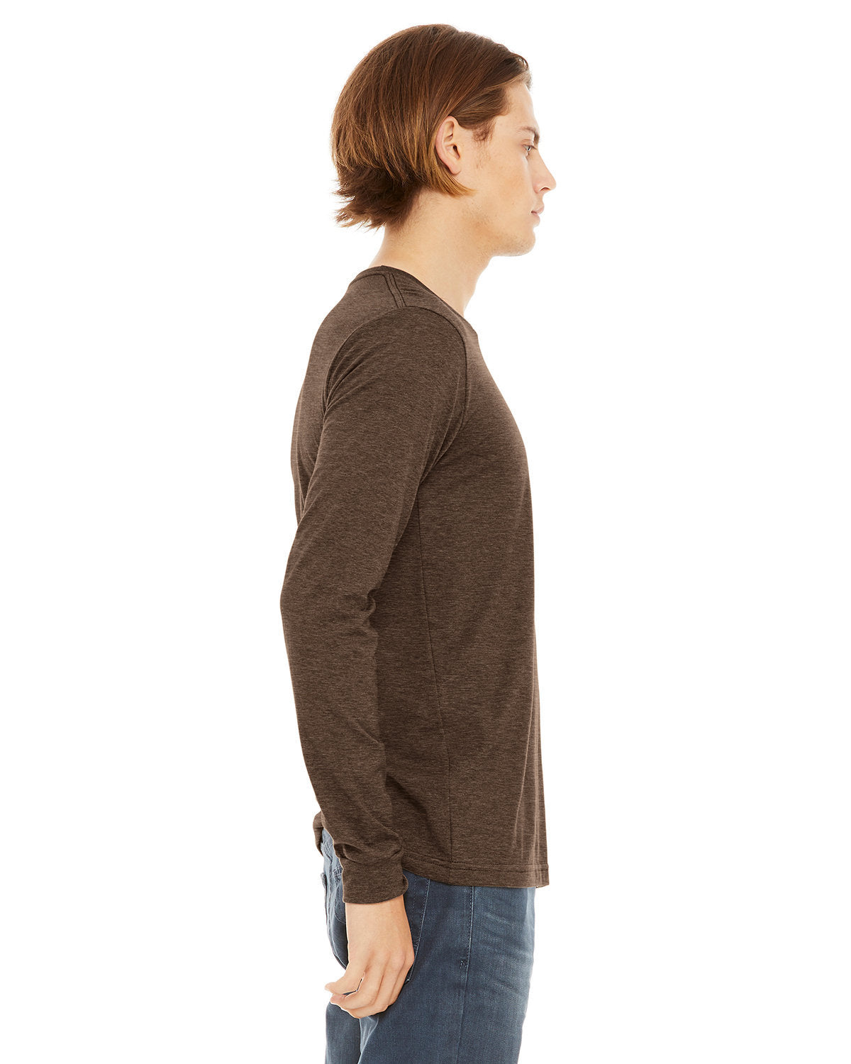 Bella + Canvas 3501CVC Unisex CVC Jersey Long Sleeve T-Shirt - Soft Cotton Blend Crewneck Tee for Men & Women - Perfect for Casual Wear, Layering & Everyday Comfort