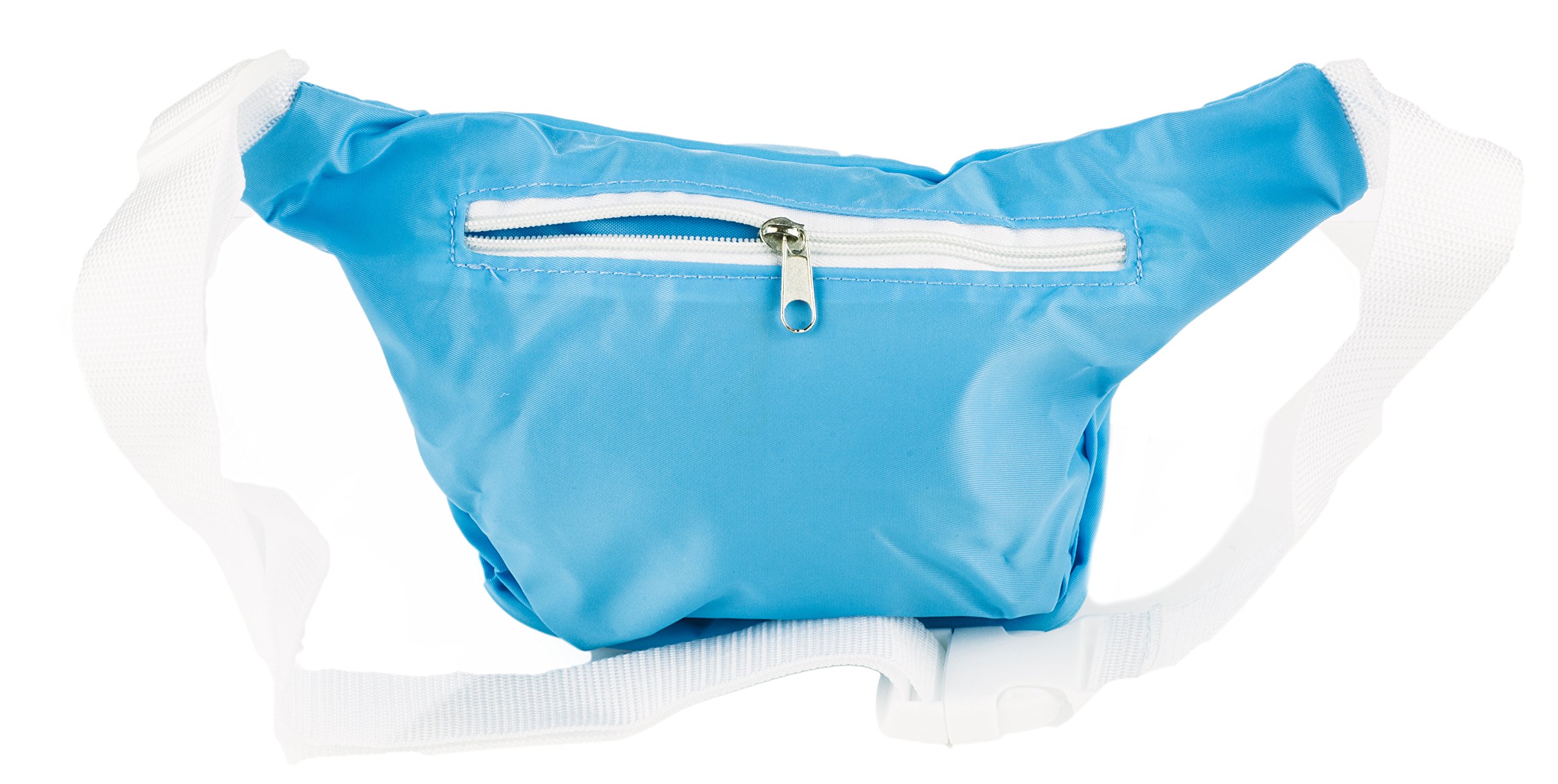 Premium Plain Fanny Pack for Men & Women - Light Blue Waist Bag | Perfect for Travel, Hiking, Running & Everyday Use