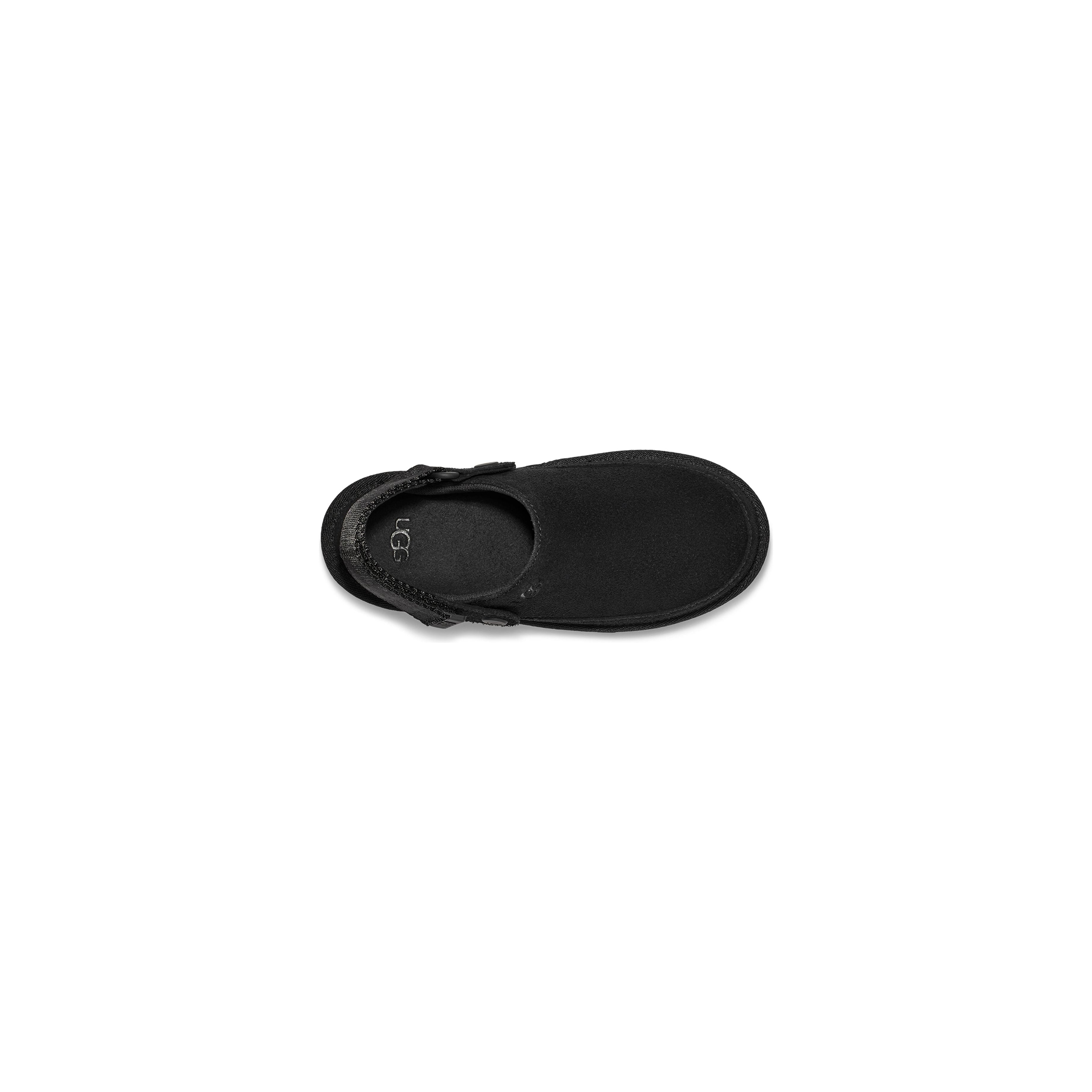 UGG Kid's Goldenstar Clog in Black | Comfortable Kids' Slippers for Indoor & Outdoor Wear | Perfect for Home, School & Playtime