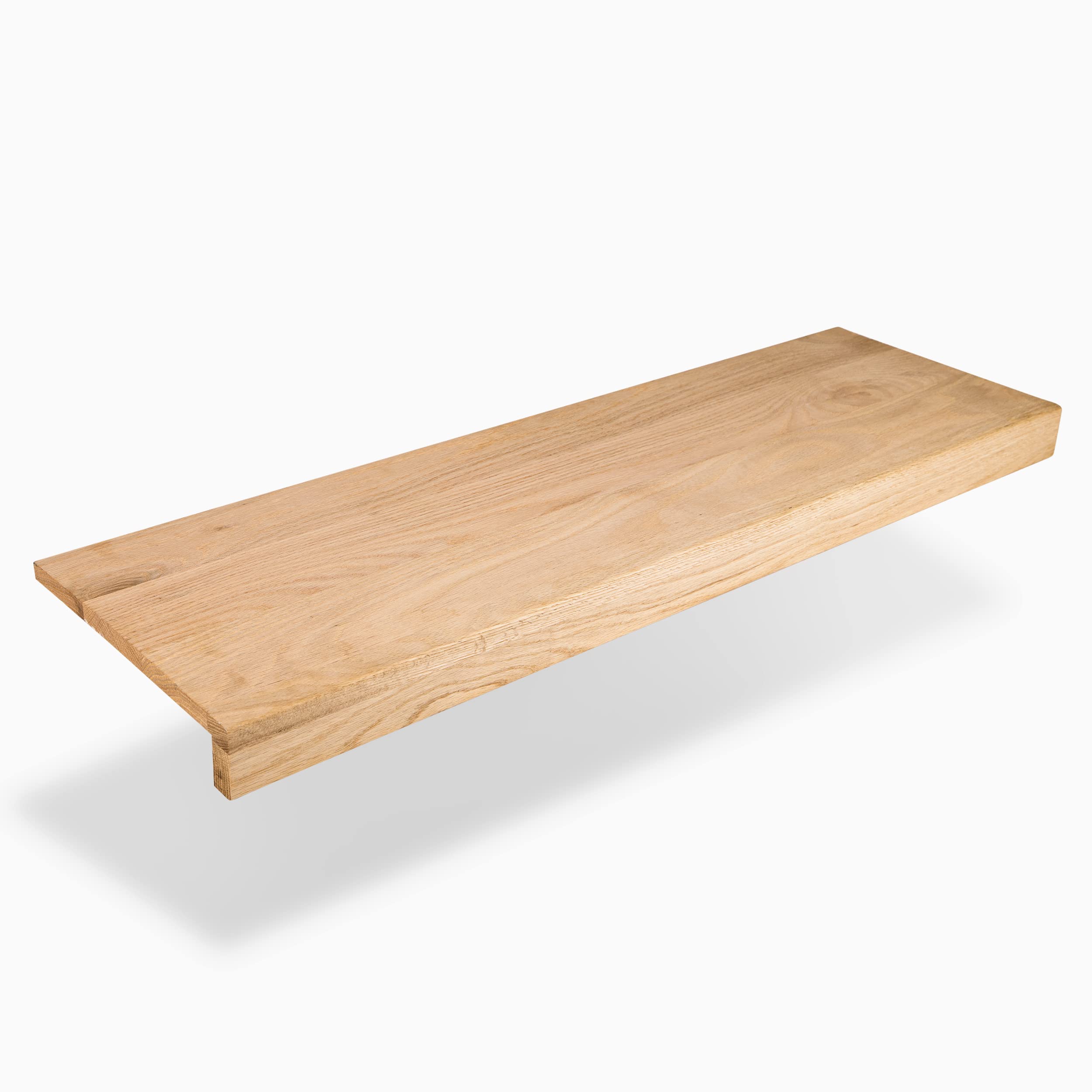 Premium Unfinished Red Oak Stair Treads - Solid Hardwood Stair Steps for Elegance & Durability - Easy to Clean & Customize - Perfect for Home Staircase Renovation, DIY Projects & Interior Decoration