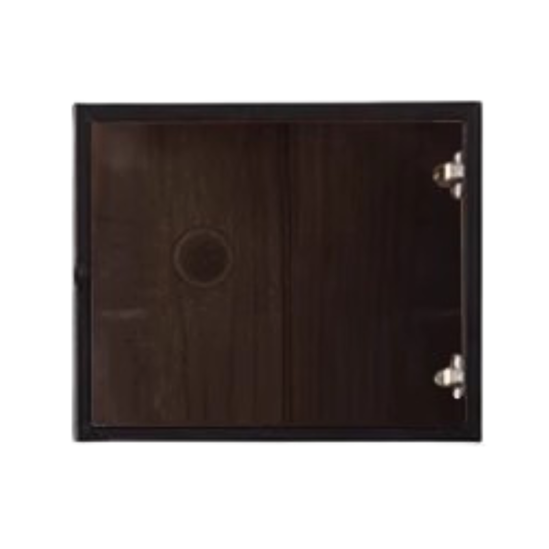 Solid Oak Wood Cabinet with Bookcase - Stylish Storage for Home Office, Living Room & Bedroom