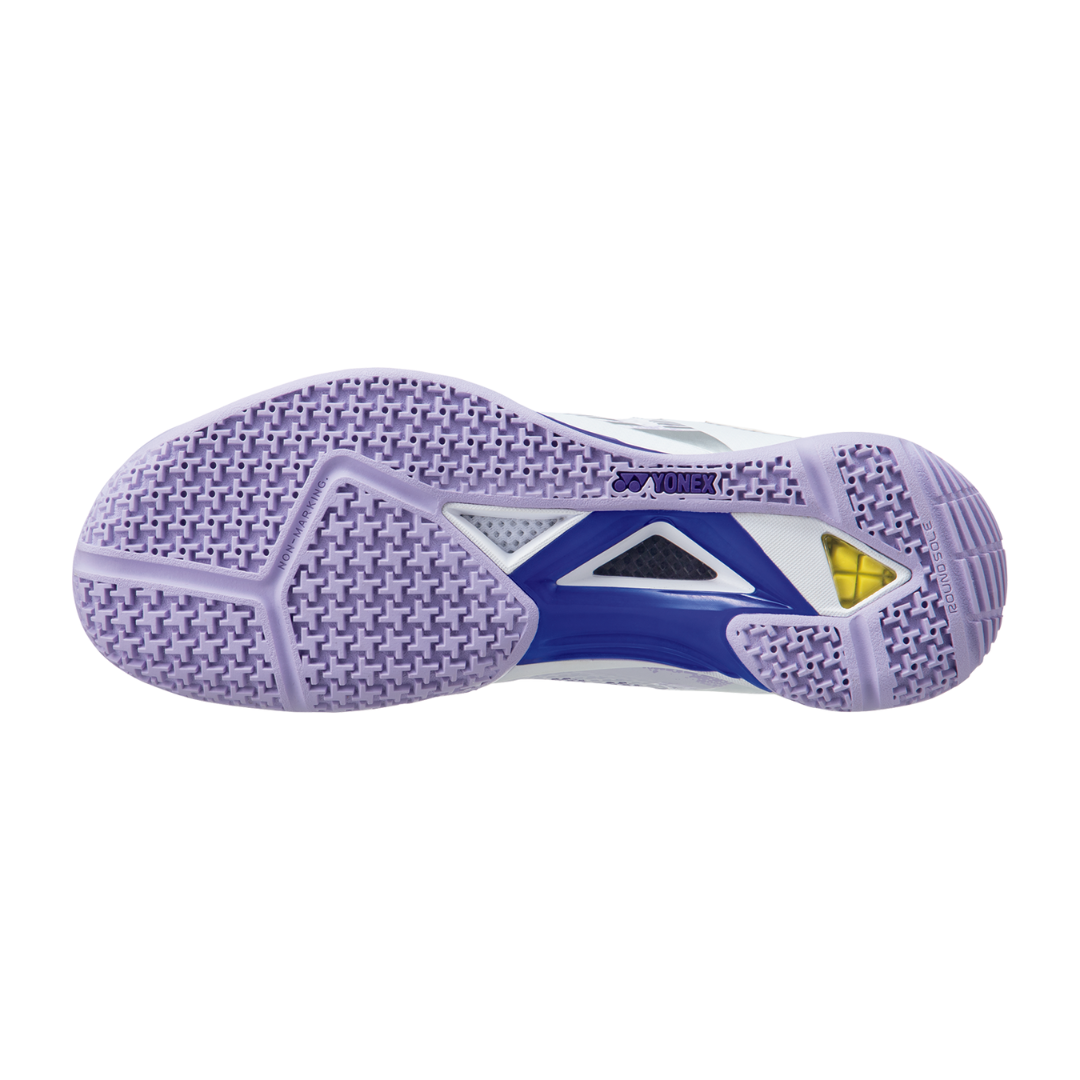 Yonex Power Cushion Eclipsion Z3 Women's Tennis Shoes - White & Purple - Lightweight Comfort for Court Performance | Perfect for Competitive Matches & Training Sessions