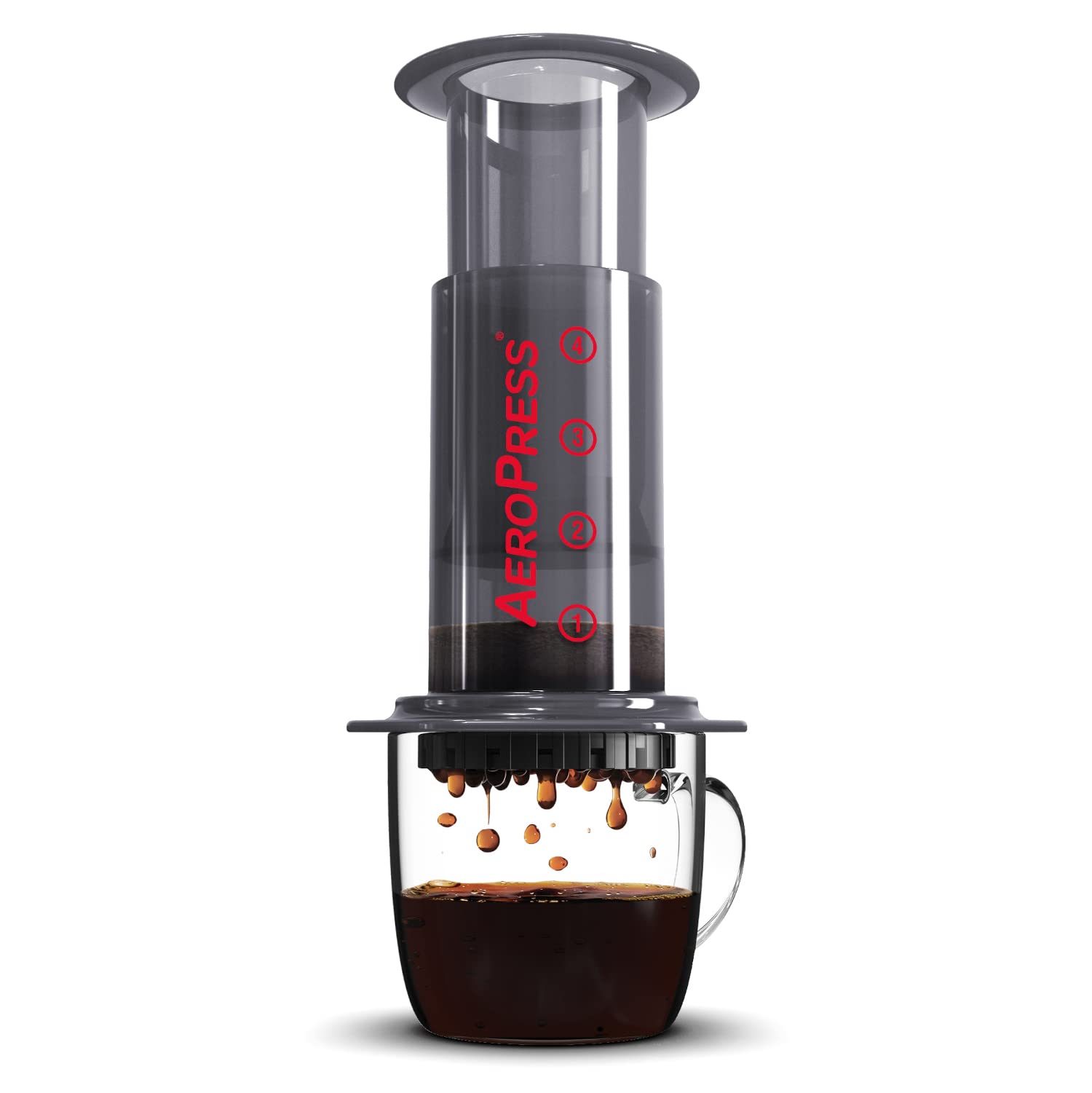 AeroPress Original Coffee Maker – Rich, Smooth, Full-Bodied Coffee Without Bitterness | Portable Espresso, Cold Brew & Latte Maker | Perfect for Travel, Camping & Gifts | Home, Office & Outdoor Use