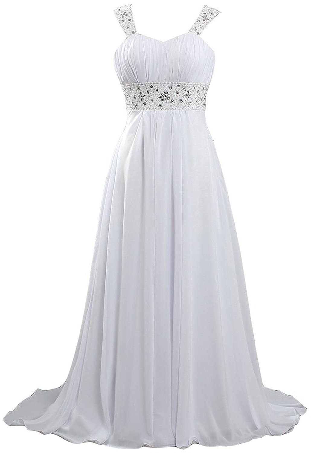 Elegant Long Sleeve Lace Chiffon Beach Wedding Dress for Bride 2023 – Perfect for Beach Ceremonies, Destination Weddings & Romantic Photos