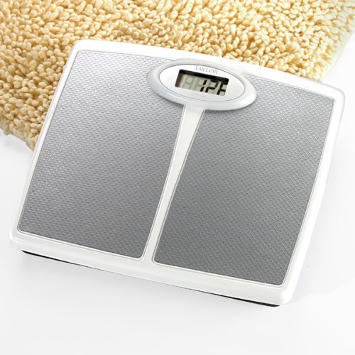 Taylor #70204102 Digital Lithium Battery Bathroom Scale - Accurate Weight Measurement for Home, Gym & Health Tracking