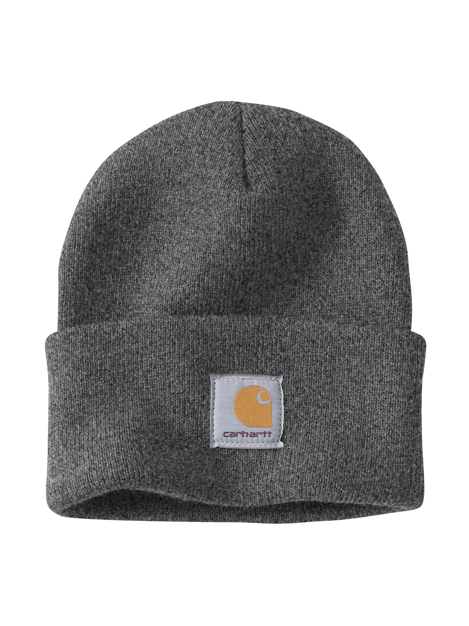 Carhartt Watch Beanie Hat for Men & Women - Warm Winter Skull Cap in Coal Black - Perfect for Outdoor Work, Hiking, and Cold Weather Activities