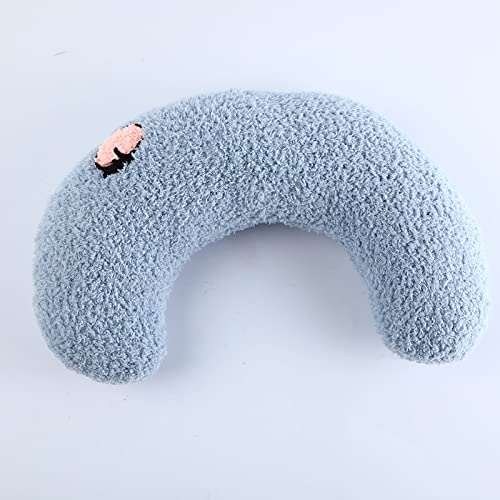 Calming Pillow for Dogs - Ultra Soft Fluffy Pet Bed & Neck Support Pillow for Small Dogs | Anxiety Relief, Cozy Half Donut Cuddler Toy (A) - Perfect for Crate Training, Travel & Home Comfort