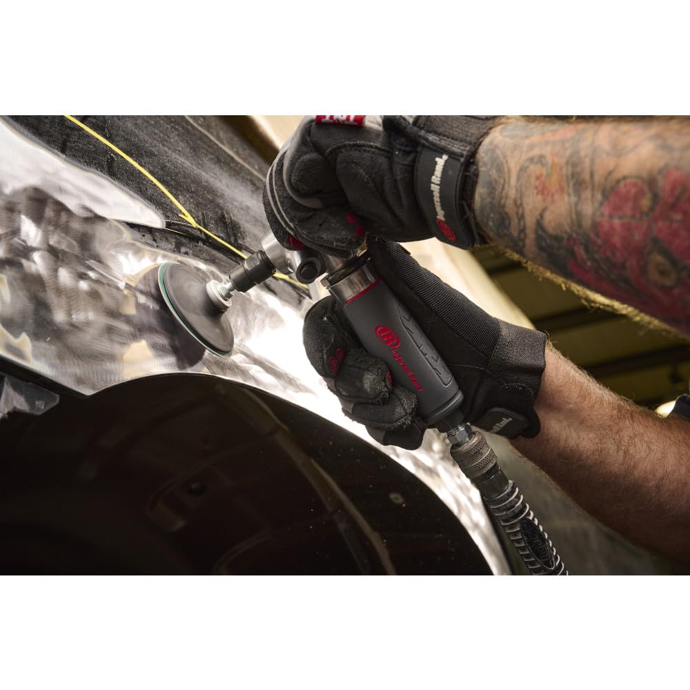 Ingersoll Rand 5102MAX Right Angle Air Die Grinder – 0.4 HP, 20,000 RPM, Ergonomic Grip, Lightweight Design with Spindle Lock (Grey) – Perfect for Metalworking, Automotive Repair & DIY Projects