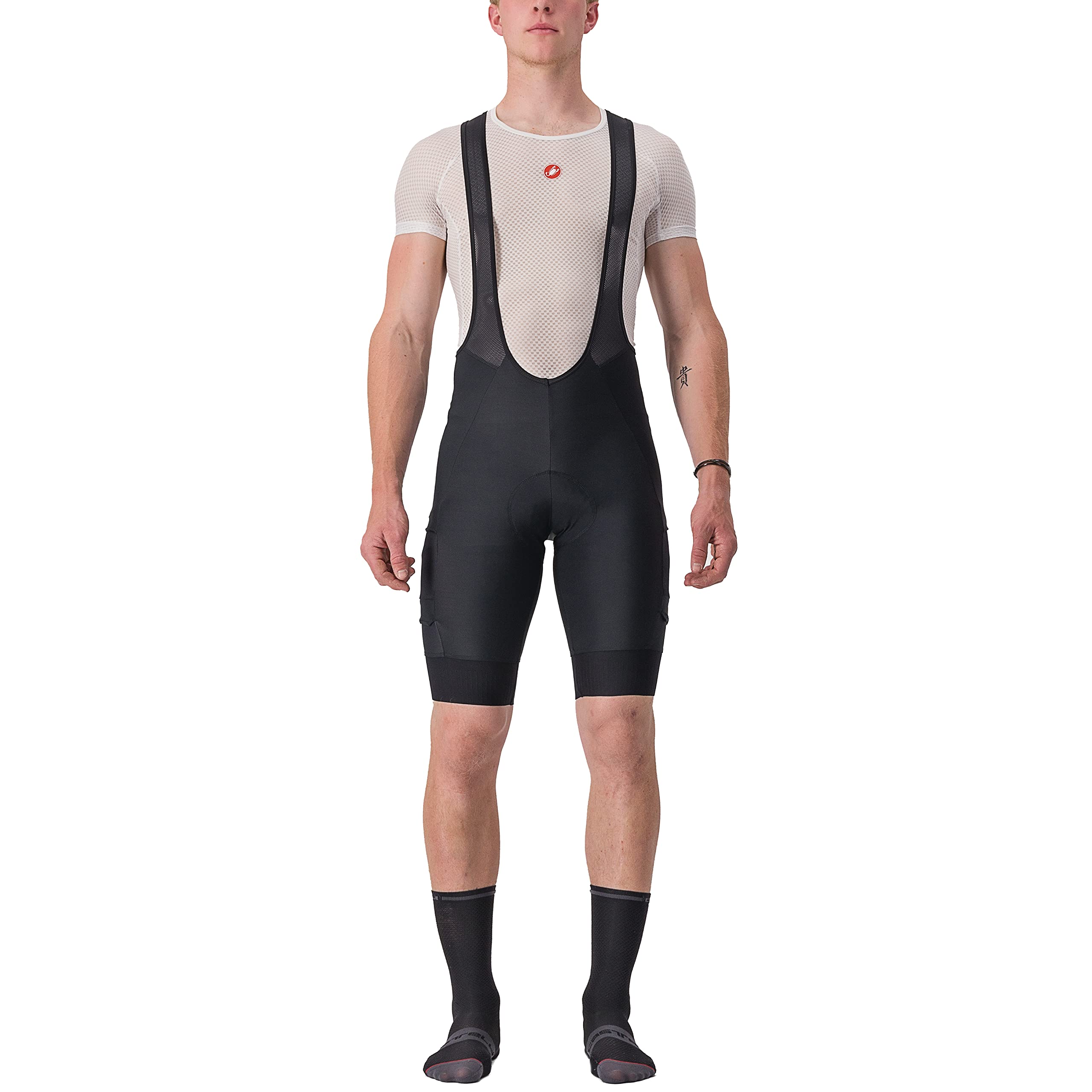 Castelli Men's Unlimited Cargo Bibshort - Padded Cycling Shorts for Road & Gravel Biking | Comfortable & Durable for Long Rides & Outdoor Adventures