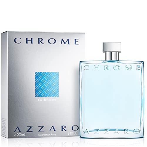 Azzaro Chrome Men's Cologne - Fresh Citrus, Aquatic & Woody Fragrance for Day & Night Wear - Perfect for Office, Date & Special Occasions