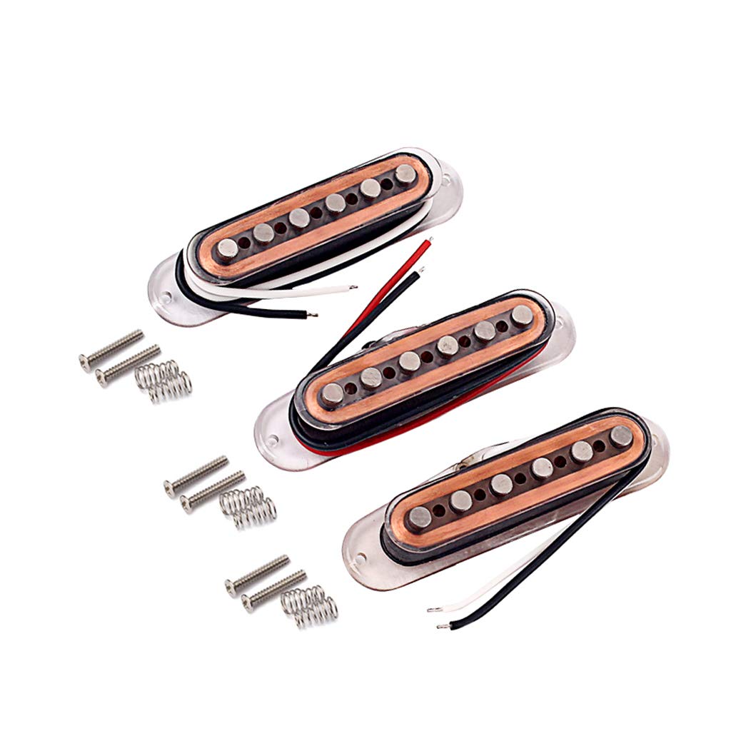 Alnicov 3PCS/Set 6-String Single Coil Guitar Pickups for Fender Stratocaster & Squier - Perfect for Electric Guitar Upgrades & DIY Repairs