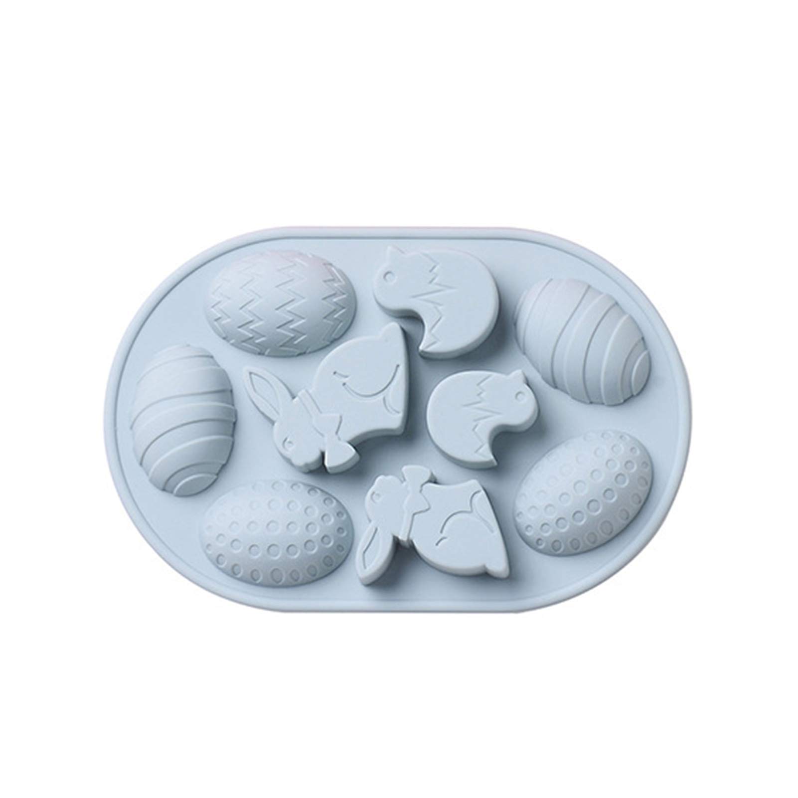 Easter Bunny Egg Shaped Silicone Cake Mold - Portable Baking Fondant Soap Dessert Mould for DIY Treats, Cupcakes & Holiday Decorations | Perfect for Easter, Birthday Parties & Home Baking