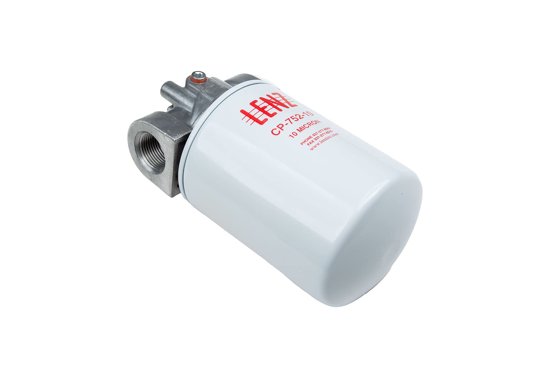 10 Micron Hydraulic Oil Filter Assembly - 20 GPM Flow Rate - 200 PSI, 3/4