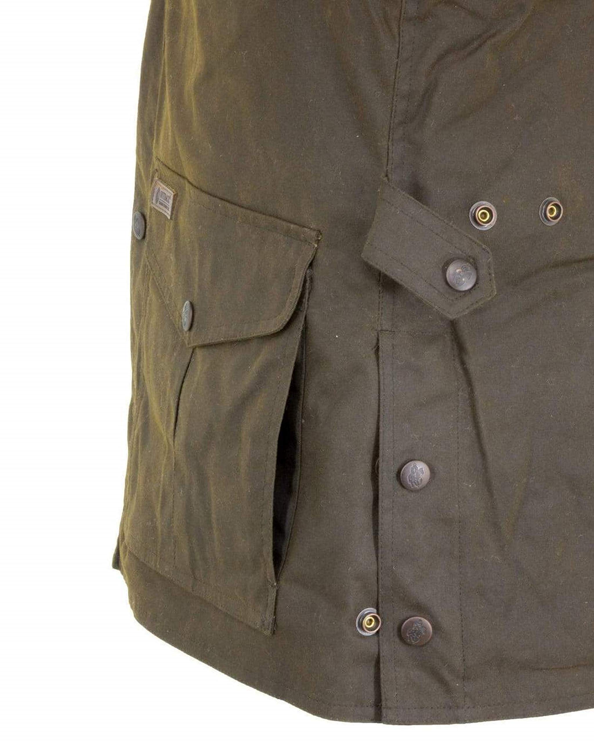 Outback Trading Co. Men's 2154 Magnum Waterproof Fleece-Lined Cotton Oilskin Vest - Outdoor Hunting, Fishing & Camping Gear for Cold Weather Adventures