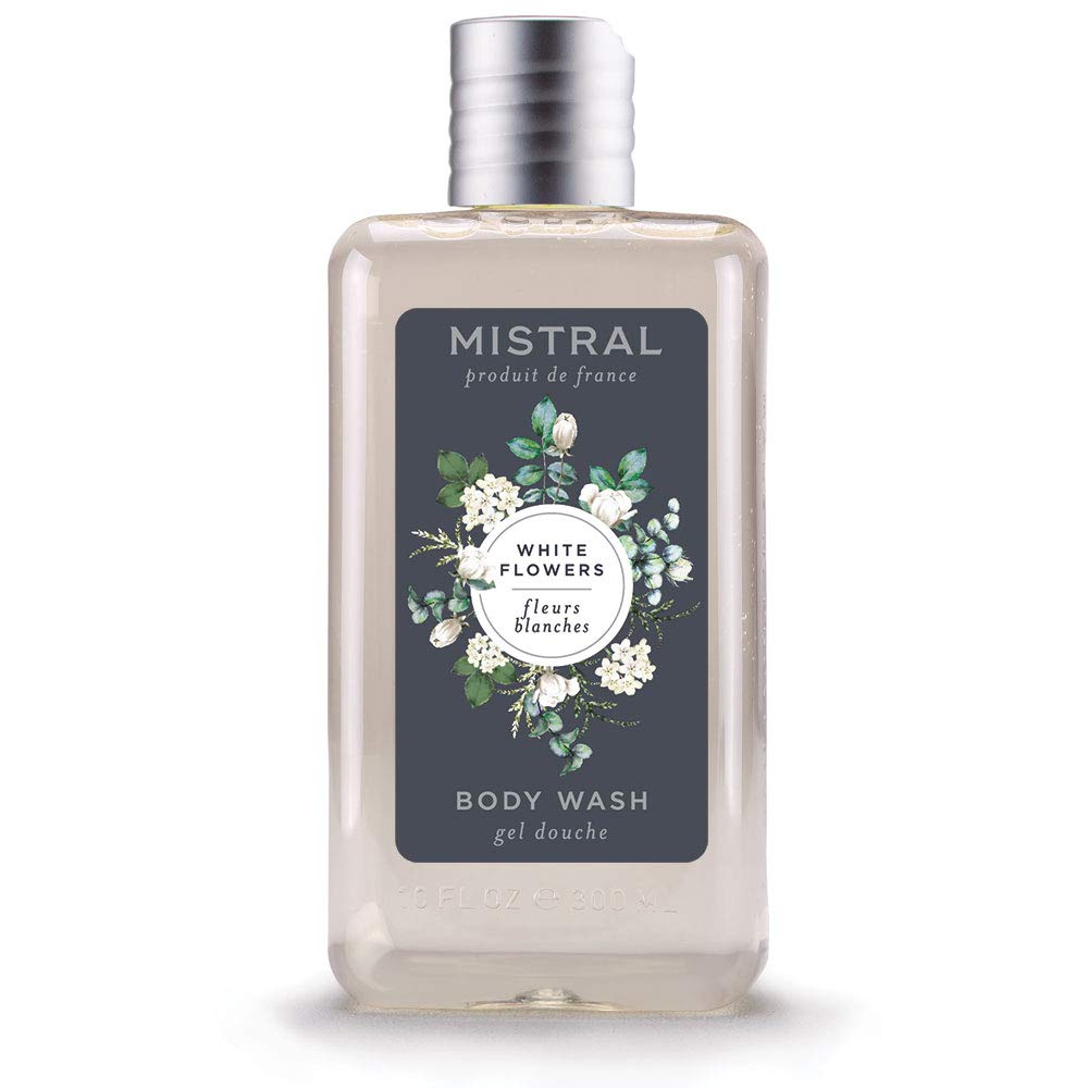 Mistral White Flowers Body Wash - Hydrating & Refreshing Shower Gel for Soft, Smooth Skin - Perfect for Daily Use & Relaxing Bath Time