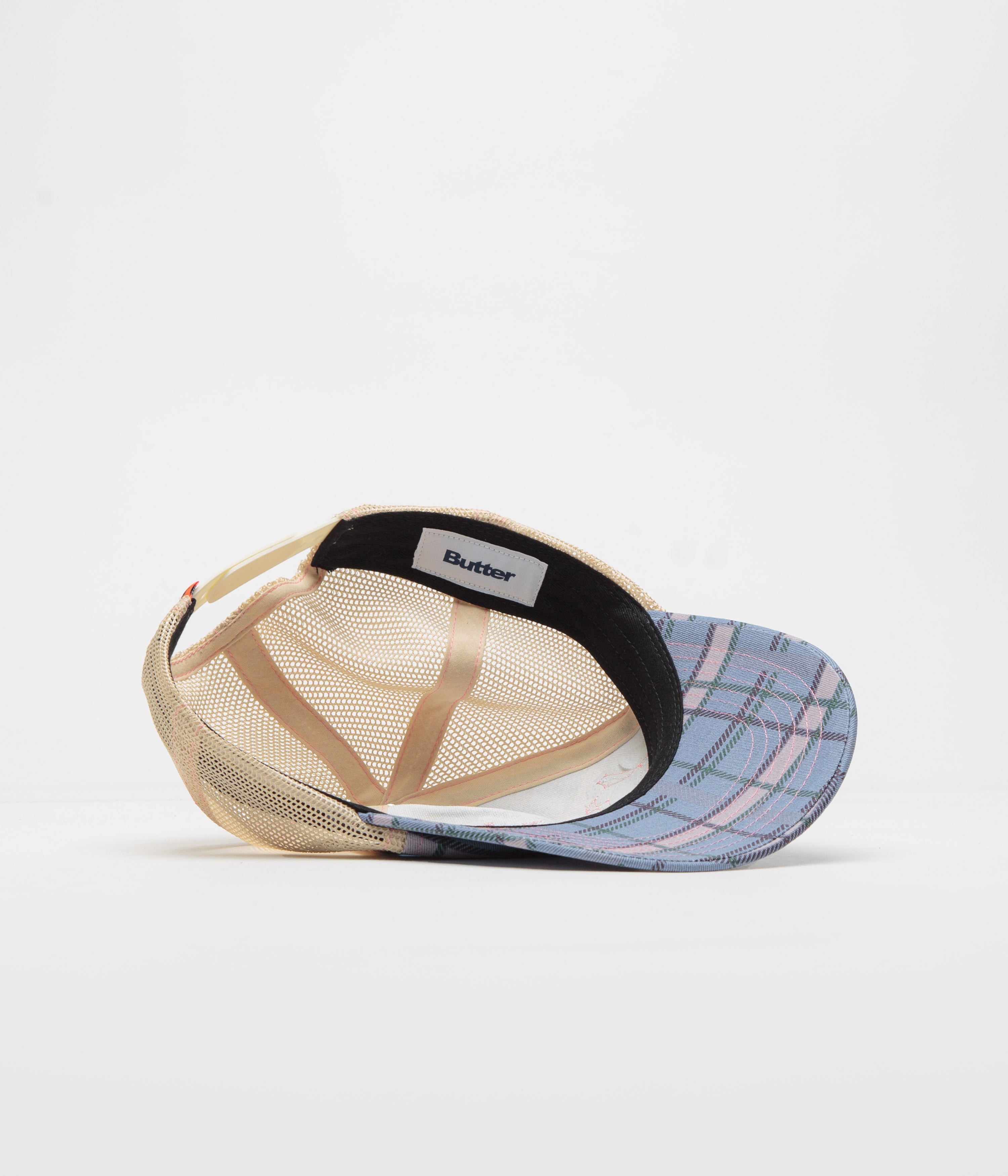Butter Goods Edge Trucker Cap - Stylish Plaid Baseball Hat for Men & Women - Perfect for Outdoor Activities, Sports, and Casual Wear