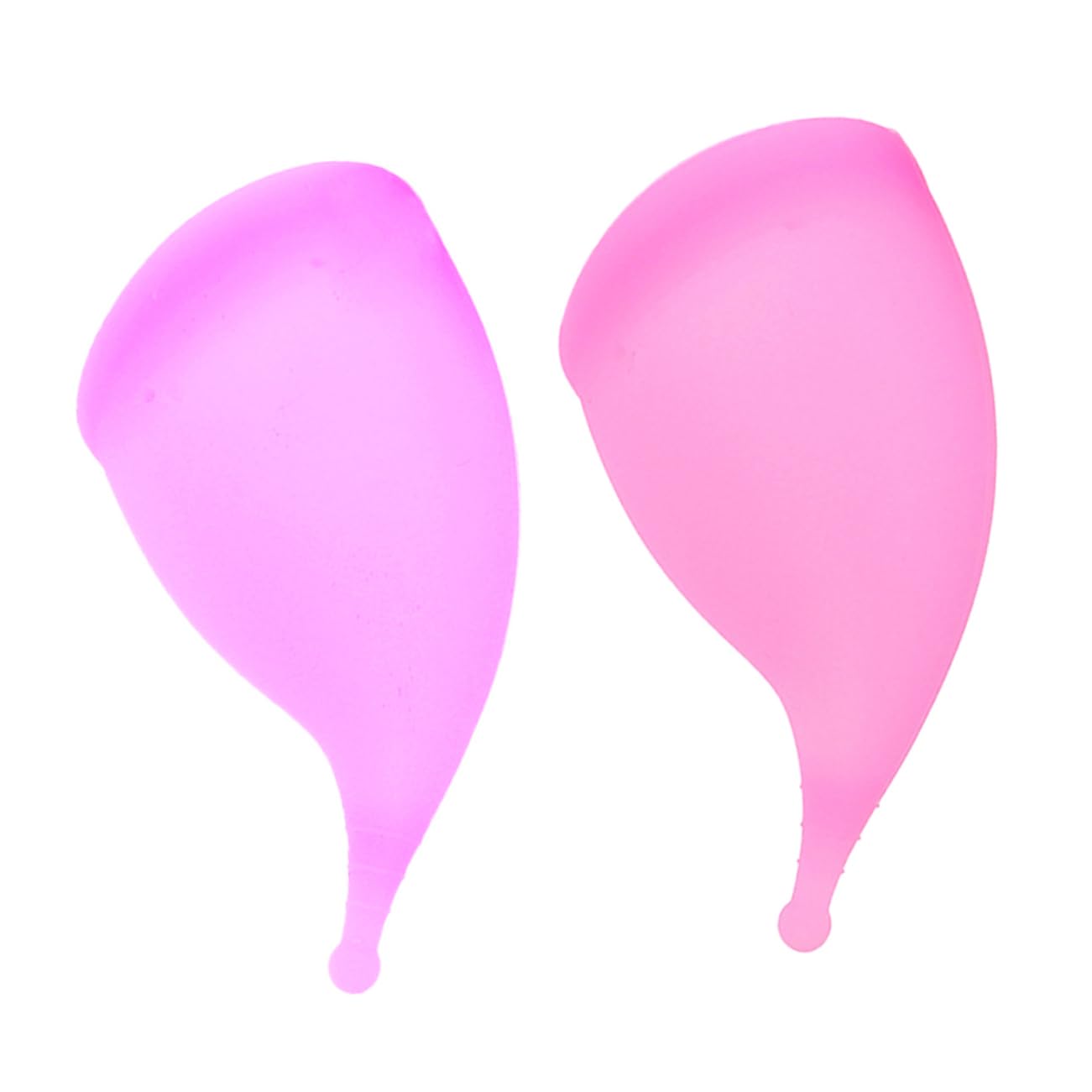 SEWOART 2 Pack Reusable Purple Menstrual Cups for Women - Soft Medical Grade Silicone Period Cup Set - Leak-Proof, Comfortable & Eco-Friendly (Perfect for Travel, Sports & Active Lifestyles)