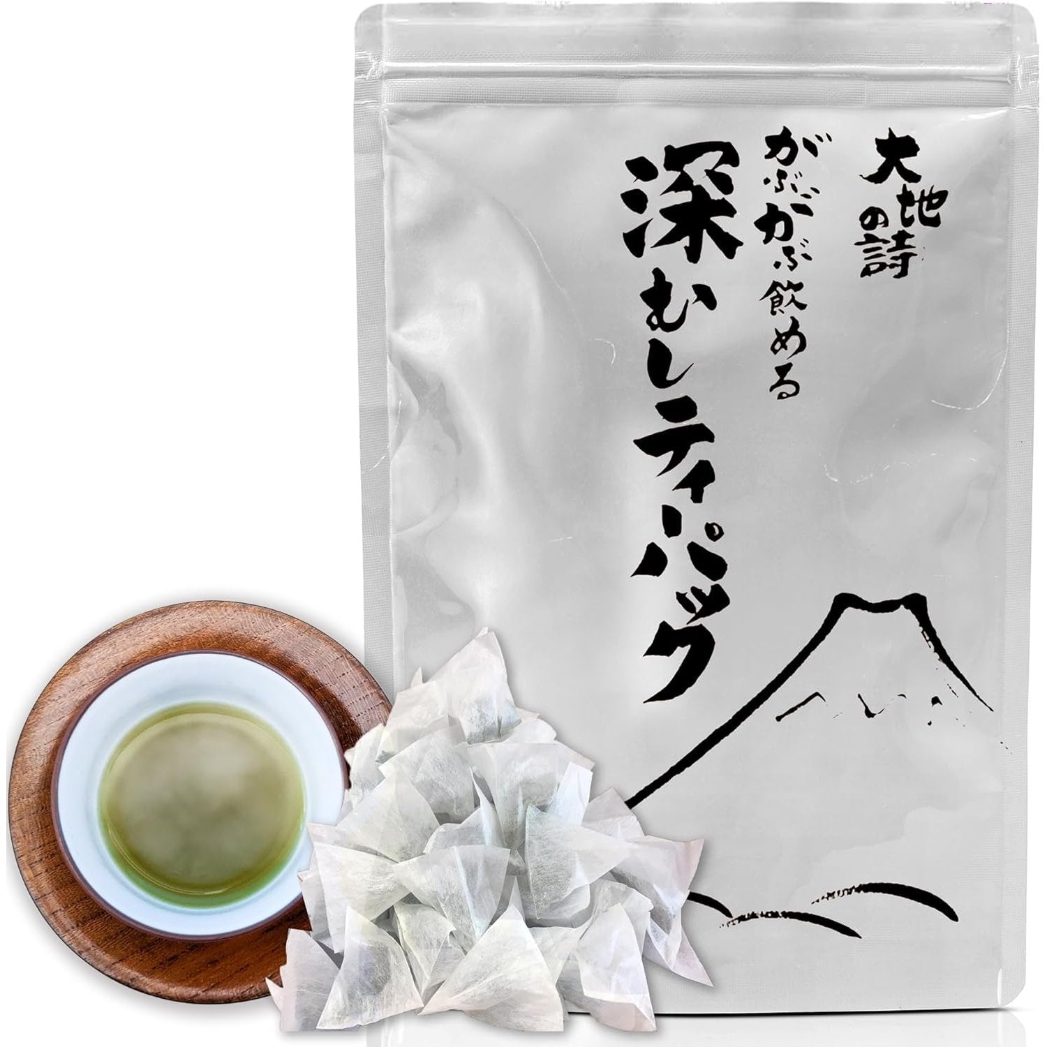 Premium Arahataen Fukamushicha Deep Steamed Green Tea - 100 Tea Bags | Organic Japanese Sencha for Daily Wellness & Relaxation | Perfect for Home, Office & Gifts