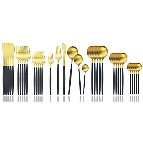 Black handle gold
