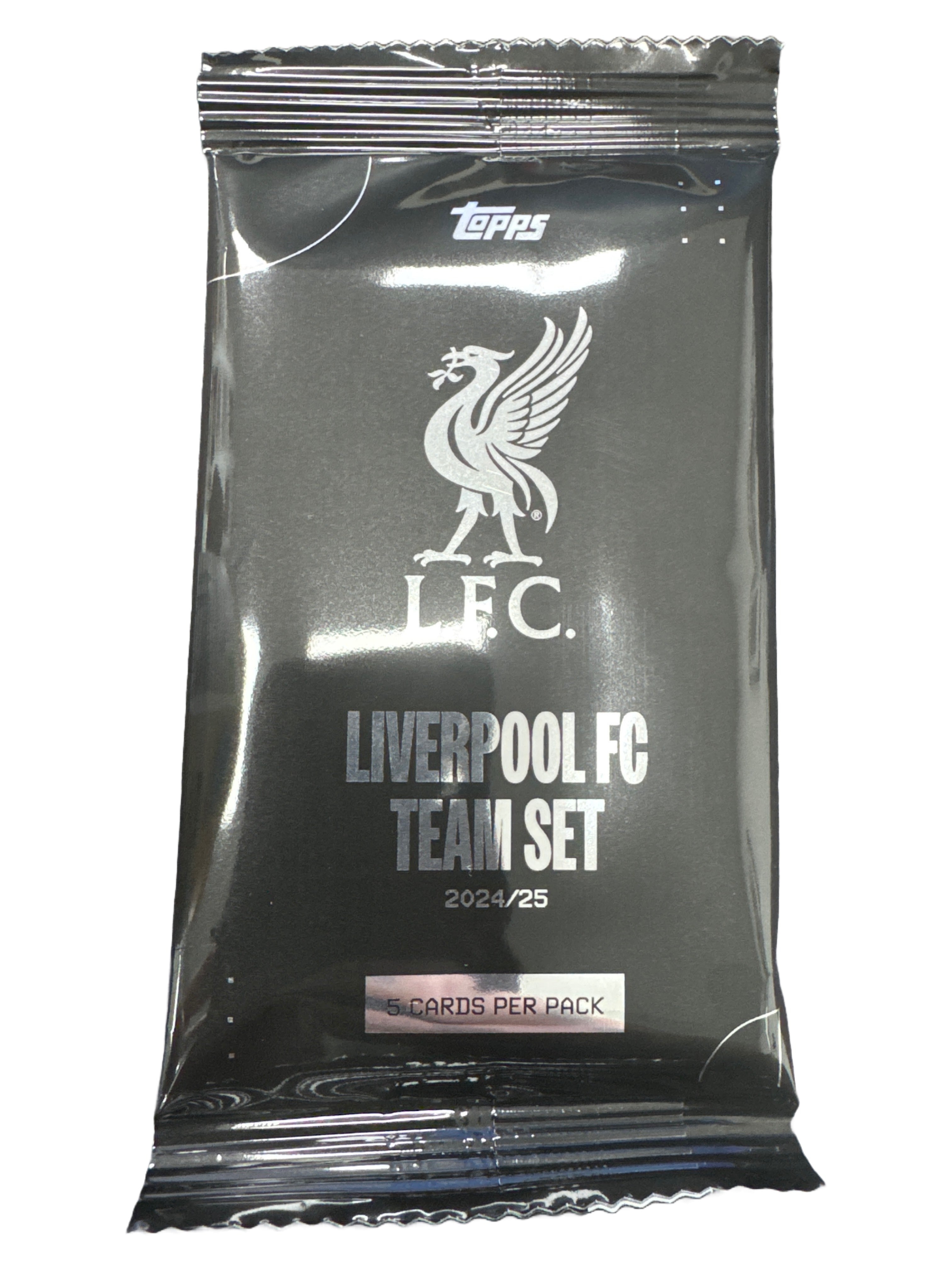 2024/25 Topps Liverpool FC Team Set Single Pack - Official Soccer Trading Cards for Collectors & Fans | Perfect for Gifts, Display & Memorabilia