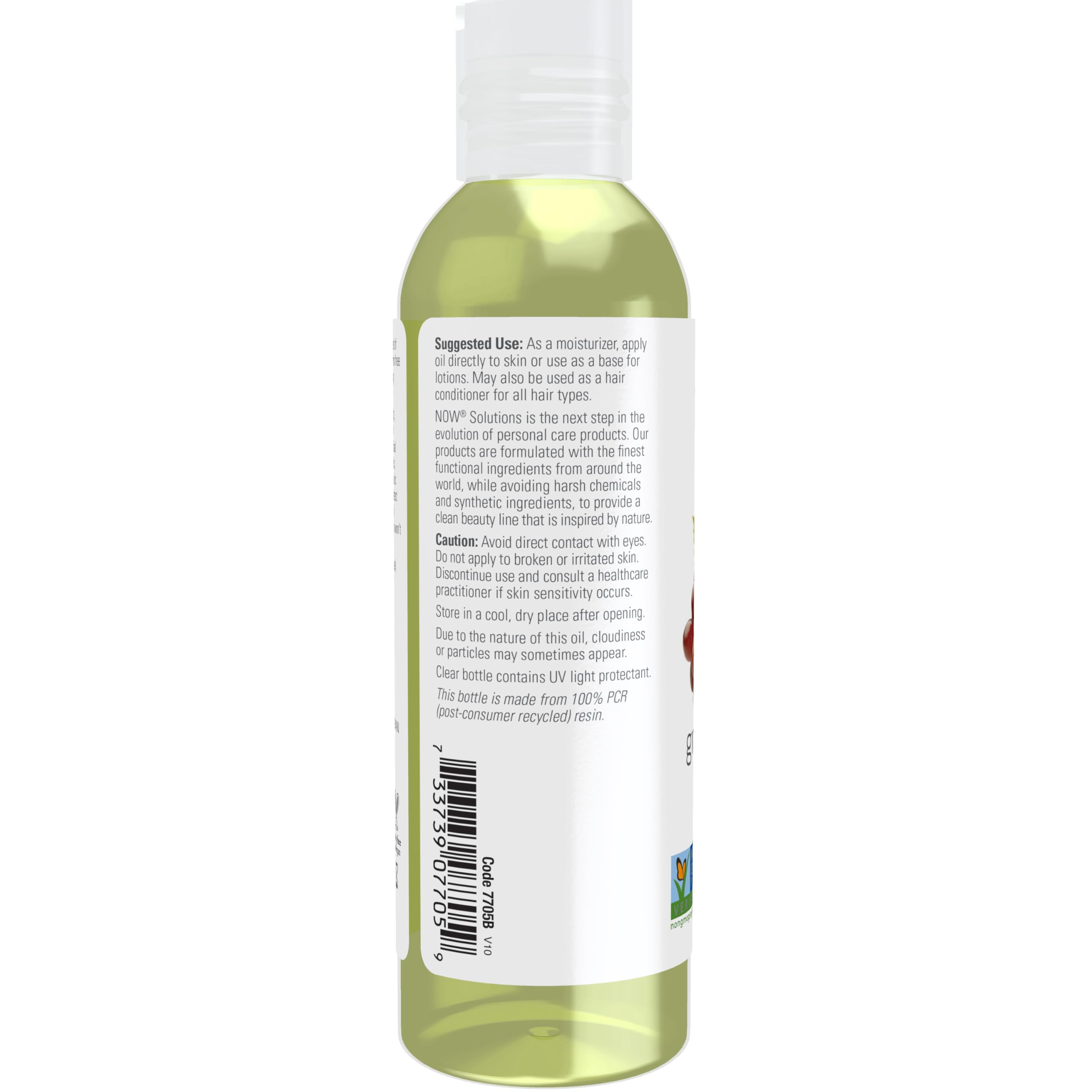 NOW Foods Grapeseed Oil for Sensitive Skin - Lightweight Silky Moisturizer for Face & Body - 100% Pure Natural Skin Care Solution - 4 oz - Perfect for Daily Hydration & Massage Therapy