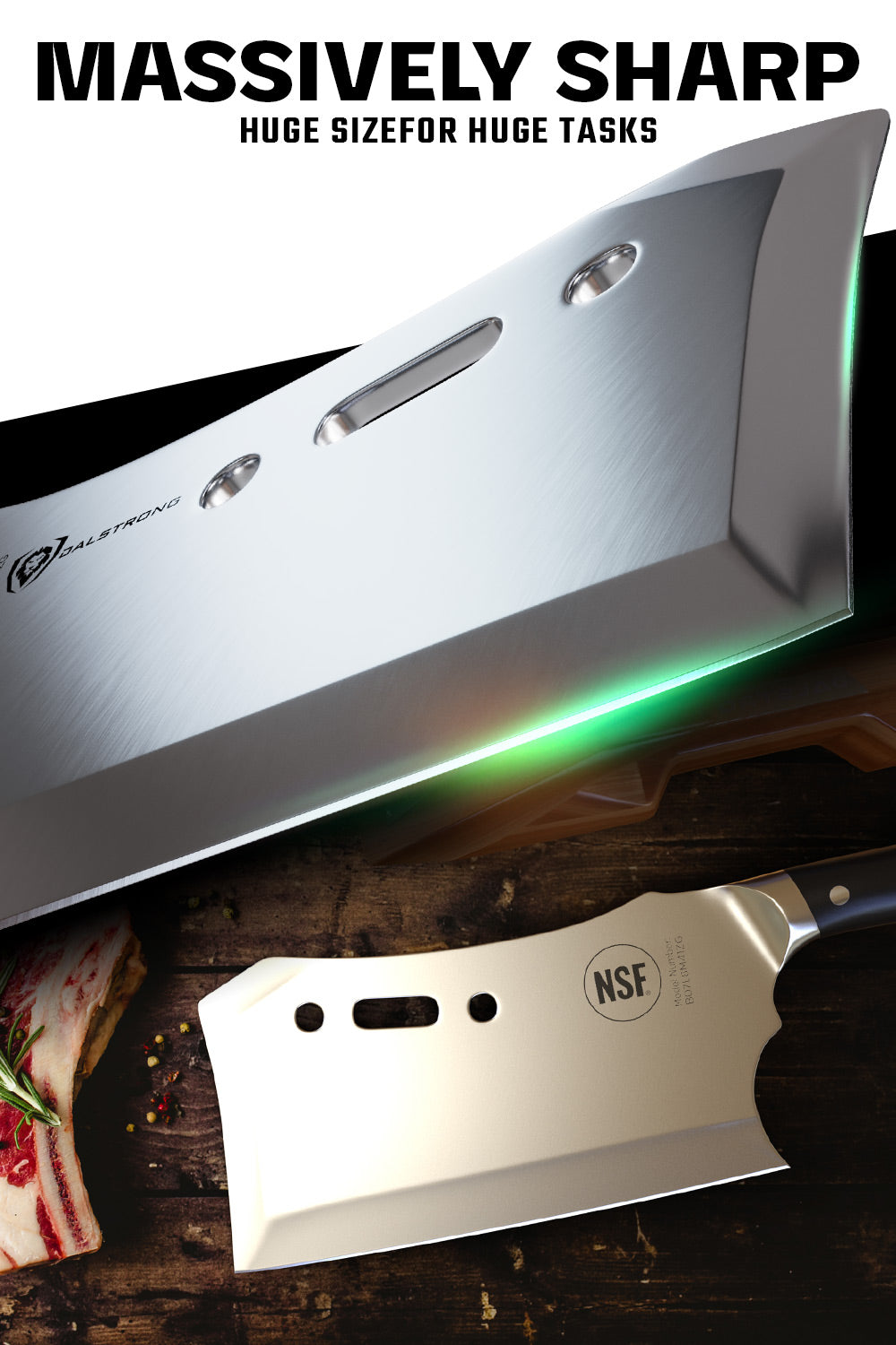 Dalstrong Gladiator Series R Meat Cleaver 9