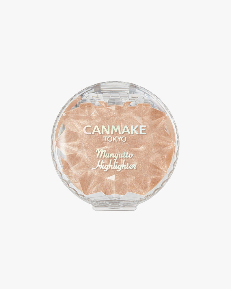 CANMAKE Munyutto Highlighter - Shimmering Face Highlighter for Cheekbones & Nose Bridge | Natural Glow Makeup | Perfect for Everyday Wear & Special Occasions