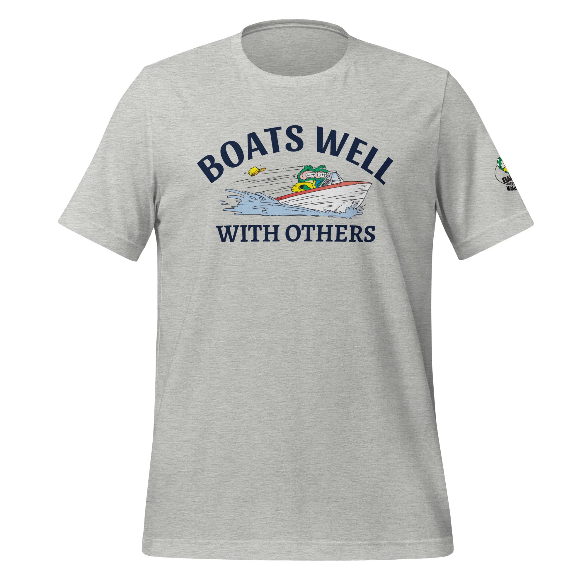 Boats Well with Others Unisex T-Shirt | Bart's Water Sports | Perfect for Boating, Sailing & Water Sports Enthusiasts