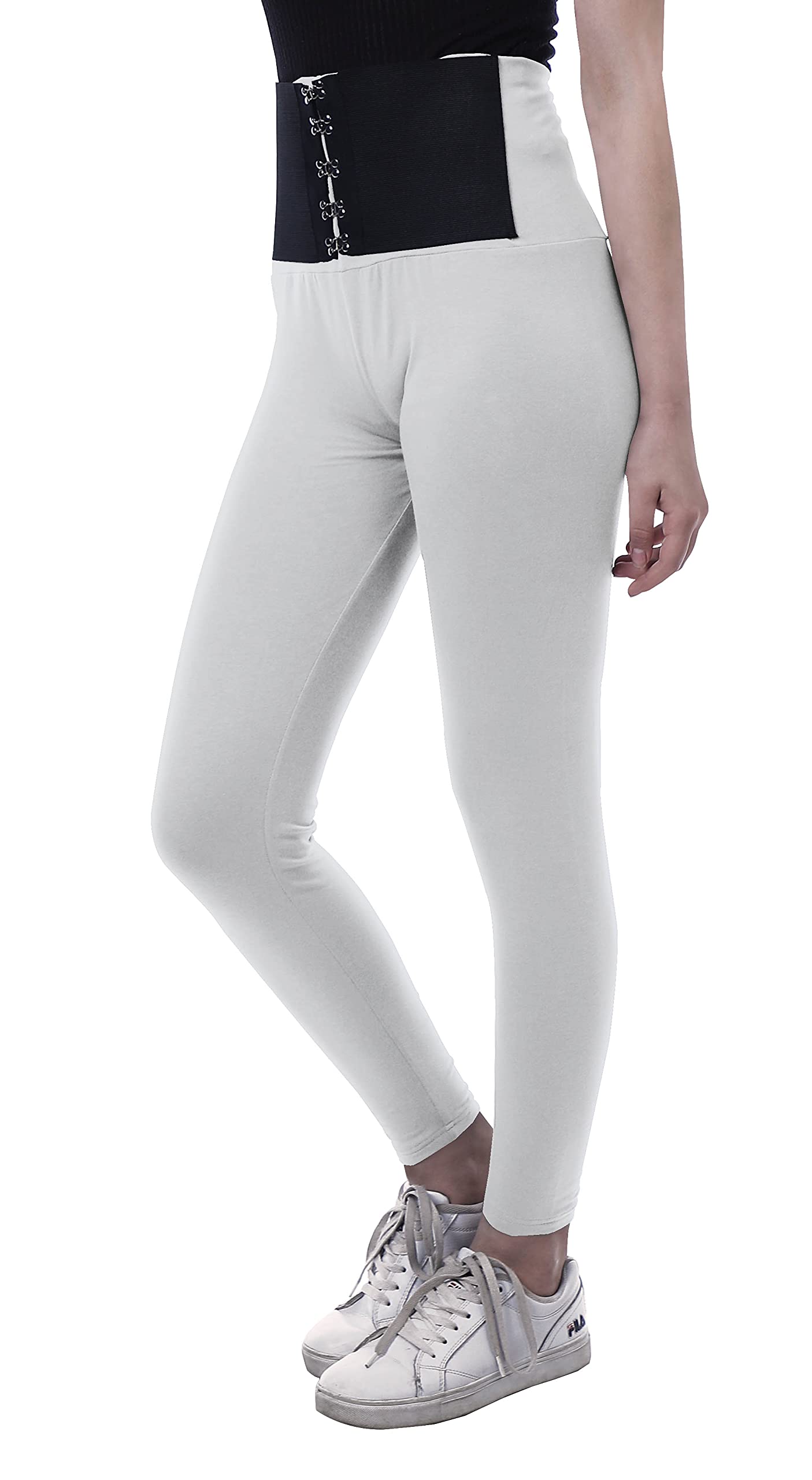 Moomaya High Waisted Yoga Pants for Women - Corset Style Tummy Control Workout Leggings | Perfect for Yoga, Gym & Everyday Wear