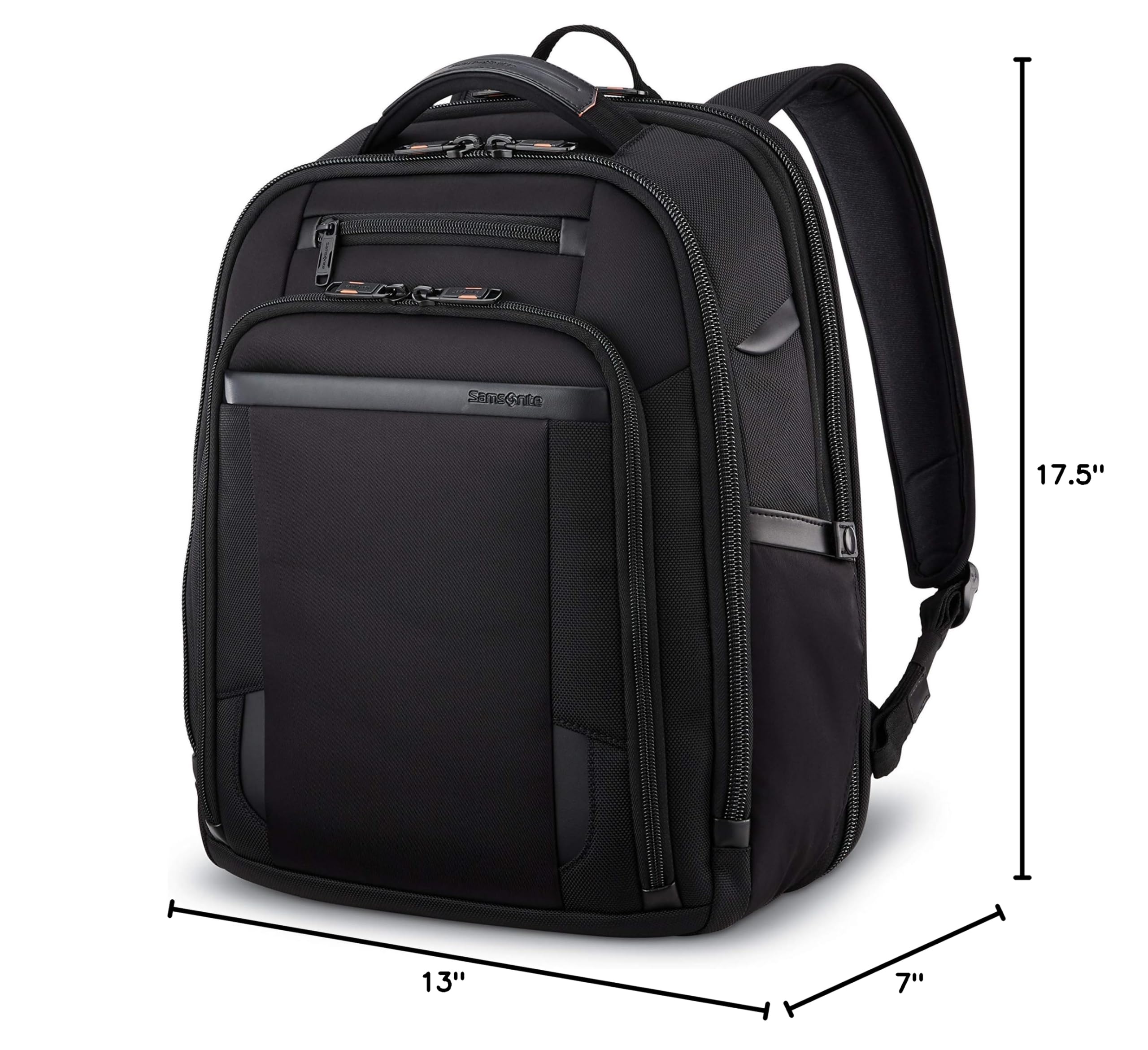 Samsonite Pro Business Laptop Backpack - Durable & Stylish Black Backpack for Work & Travel - Perfect for Professionals, Students & Commuters