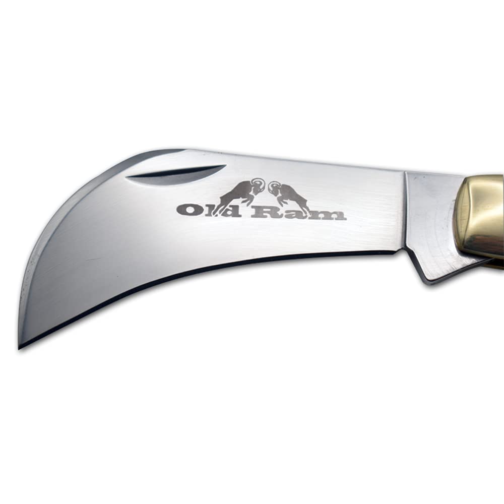 Hawkbill Pruning Knife - Traditional Lockback Folding Knife with Ergonomic Handle for Gardening, Hunting & Camping | Perfect for Bushcraft, Survival & Outdoor Adventures