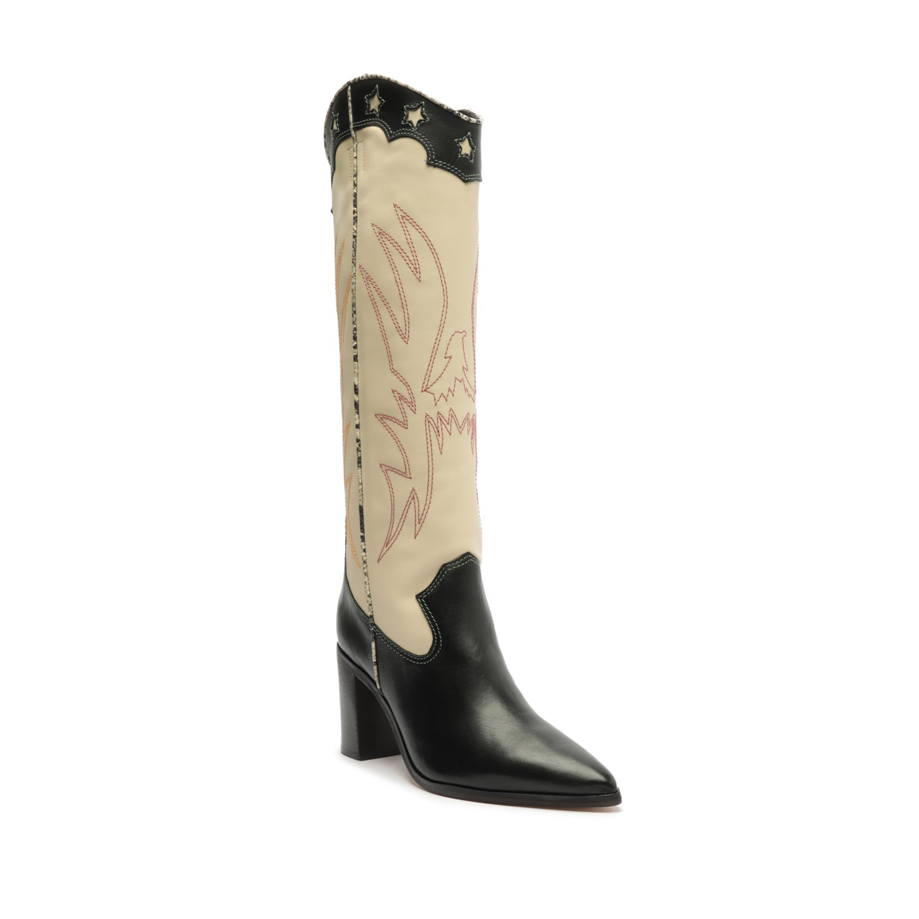Maryana Block West Leather Boots for Women - Stylish Ankle Boots with Chunky Heel, Comfortable & Durable - Perfect for Fall, Winter, Office & Casual Outfits