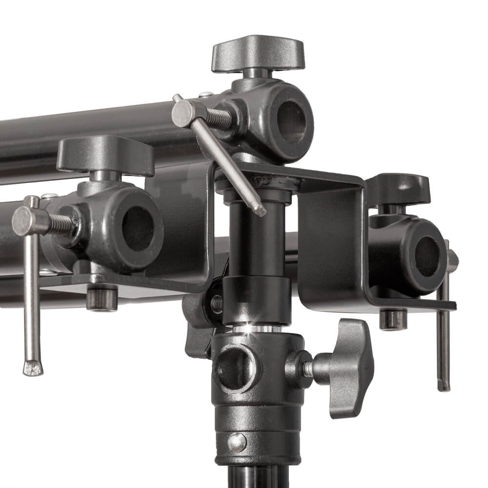 Heavy Duty Triple Telescopic Photography Background Stand - Professional Studio Backdrop Support for Photo Video Shooting, Live Streaming, and Events