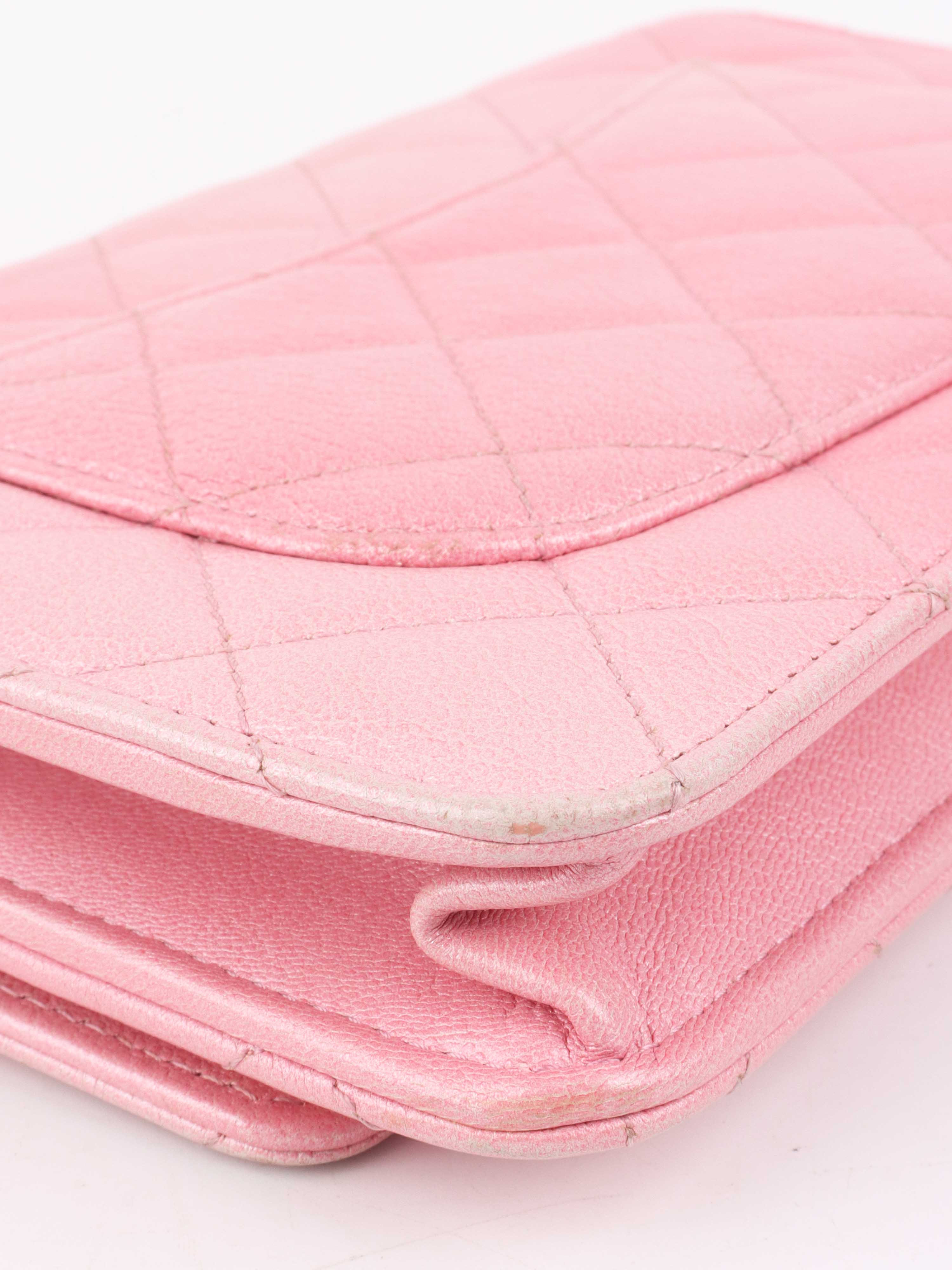 Chanel Light Pink Wallet on Chain - Stylish Crossbody Bag for Women | Perfect for Parties, Dates & Everyday Use