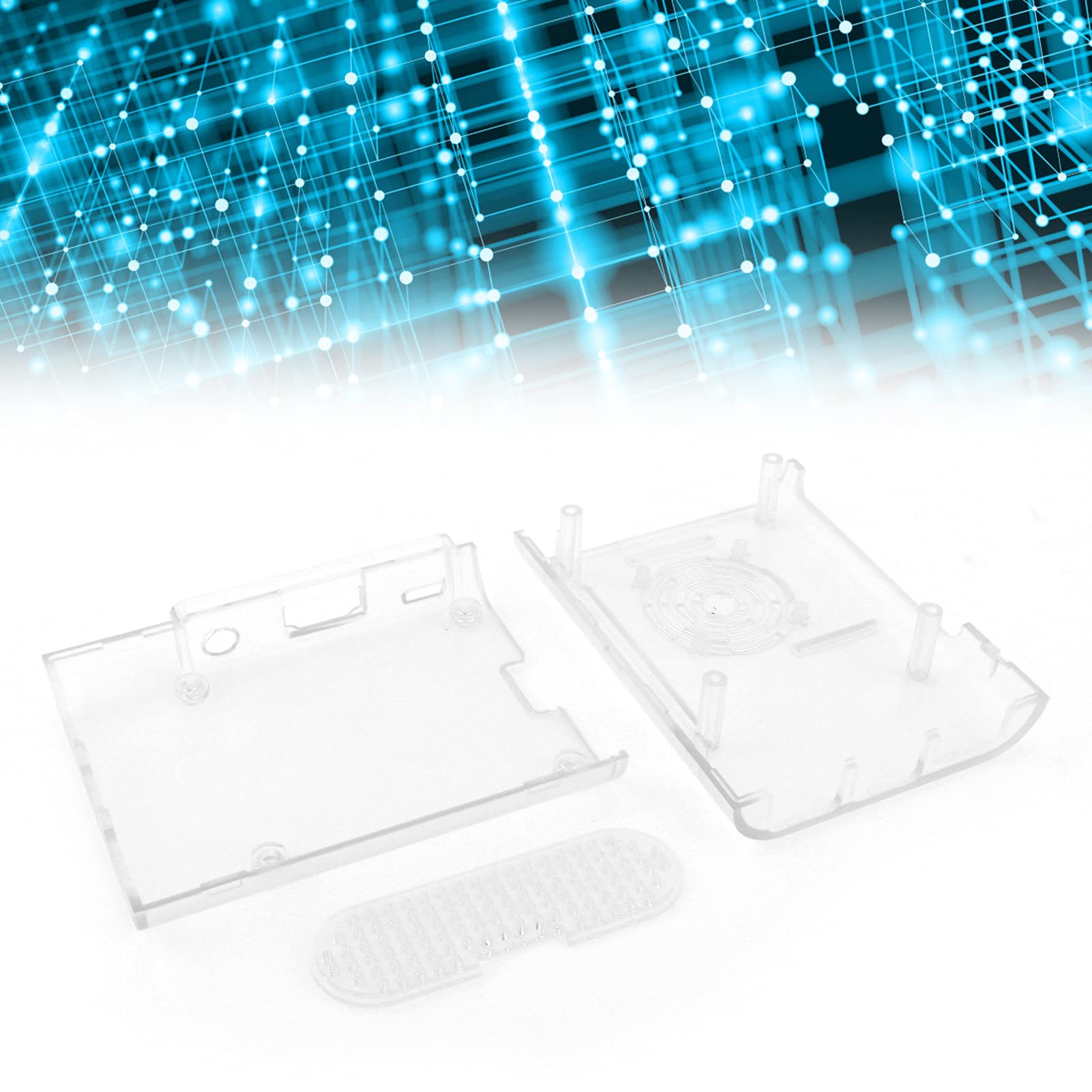 Raspberry Pi Case - Durable Transparent Protective Shell for Single Board Computer | Perfect for DIY Projects, Home Automation & Electronics Prototyping