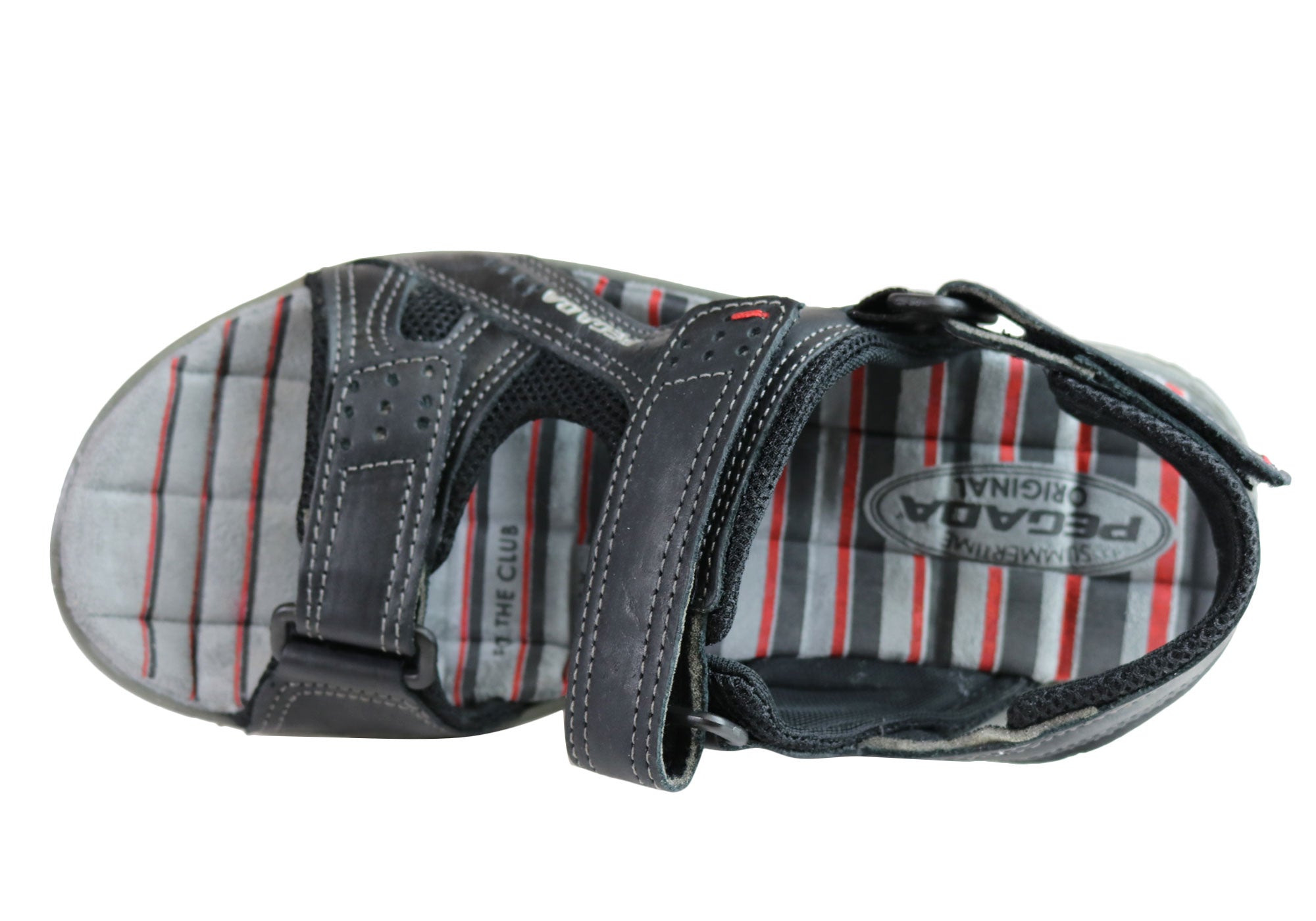 Premium Jim Men's Leather Comfortable Cushioned Sandals - Handmade in Brazil - Perfect for Summer, Beach & Casual Wear