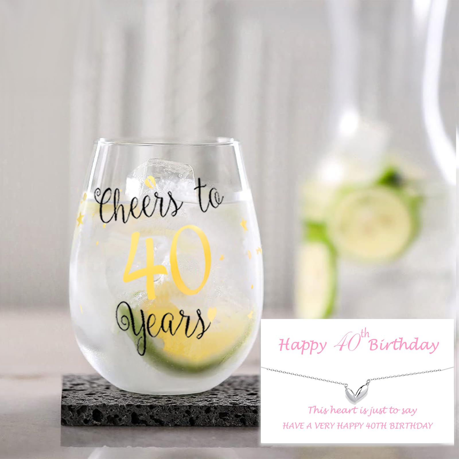 Yalucky Gold Stemless Wine Glasses Set of 4 - Elegant Champagne Flutes for Women & Men - Perfect Wedding, Anniversary, Bridal Shower Gifts - Great for Parties, Romantic Dinners & Home Decor