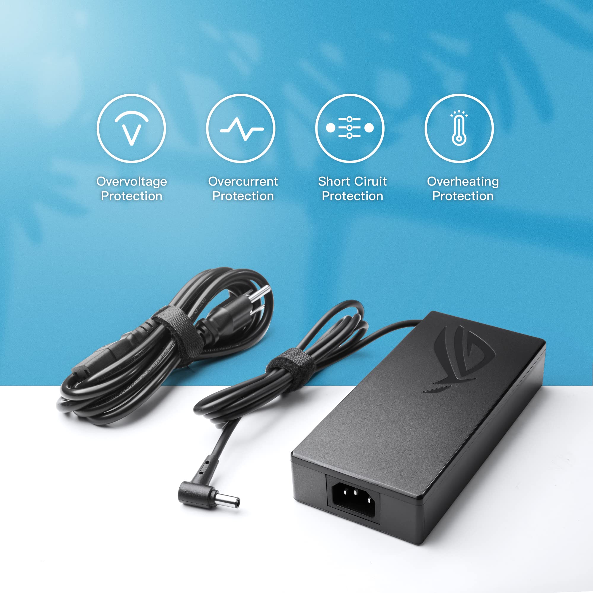 Original: 200W ADP-200JB D Zephyrus Charger Fit for ASUS ROG Zephyrus G15 GA503RM GA503QS GA503QR GA503QM G513QC G513QE TUF Dash F15 FX516PR TUF Gaming A15 2021 F15 2021 F17 2021   Optimized: ASUS ROG Zephyrus G15 200W Charger (ADP-200JB D) - Compatible with GA503RM/QS/QR/QM, G513QC/QE, TUF Dash F15 FX516PR, TUF Gaming A15/F15/F17 2021 Models - Fast Laptop Power Adapter for Gaming & Work