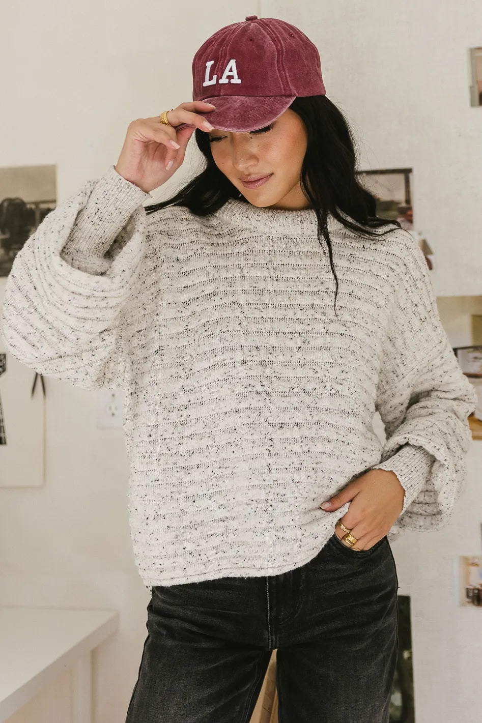 Stylish Mya Ribbed Sweater for Women | Cozy Knit Pullover | Perfect for Fall & Winter | Casual Outfits & Layering