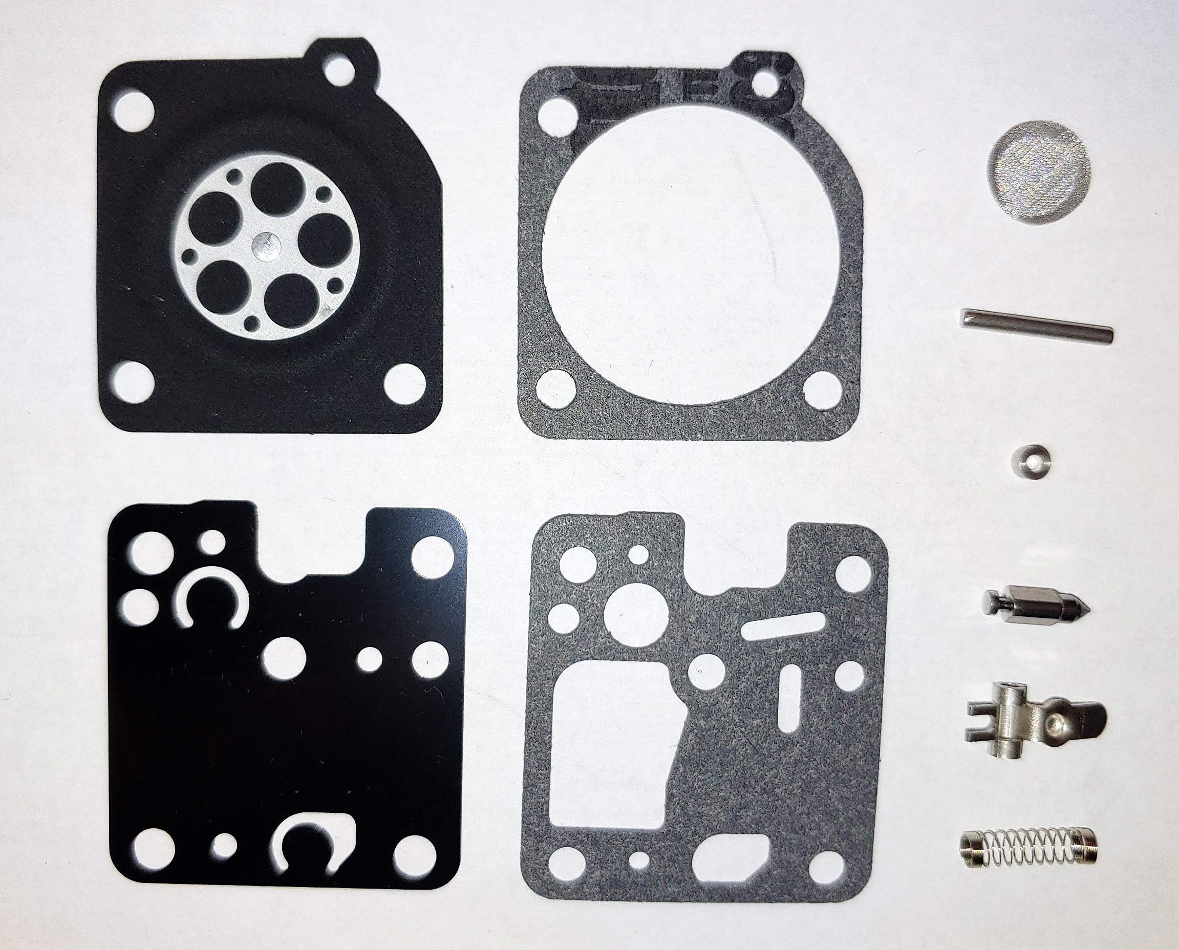 Echo GT200 GT201 SRM200 SRM201 SRM230 SRM231 HC-160 HC-180 HC-200 ES-230 ES-231 Trimmer Carburetor Carb Repair Rebuild Kit - Compatible with Zama RB-107 - Perfect for Lawn Maintenance, Landscaping, and Garden Equipment Repair