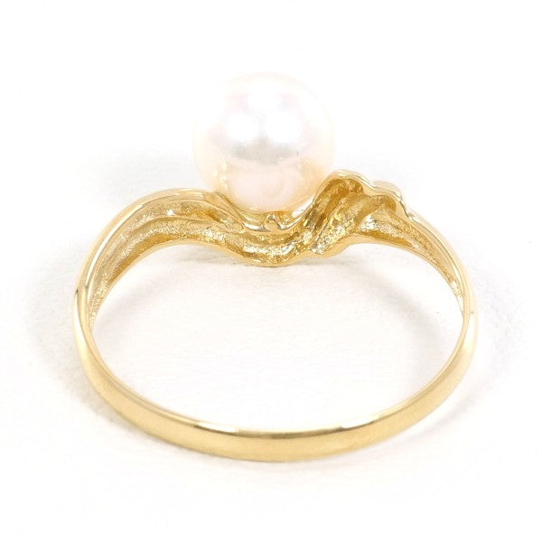 18K Yellow Gold Pearl Ring for Women - Elegant & Timeless Pearl Jewelry Gift for Her - Perfect for Weddings, Anniversaries & Special Occasions