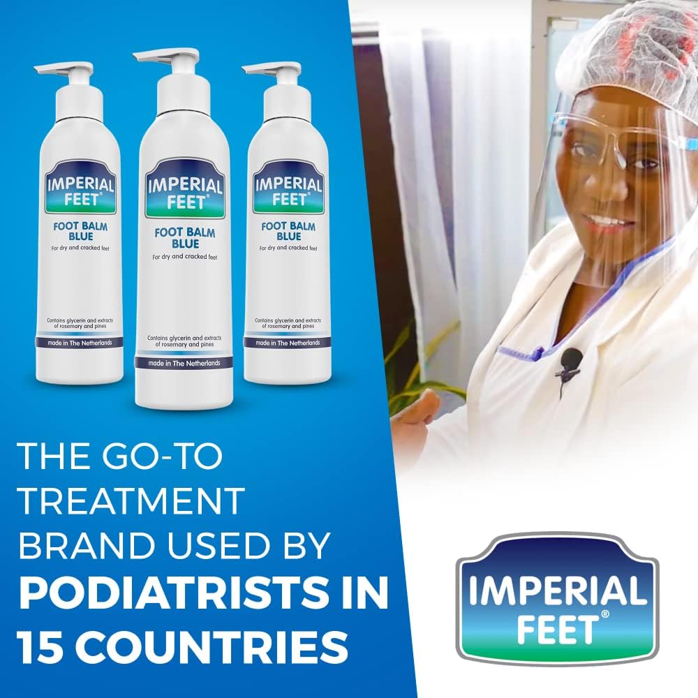 Imperial Feet Foot Balm - 150ML Honey Moisturizing Cream for Dry, Cracked Heels & Athlete's Foot | Hard Skin Remover & Cracked Heel Repair | Softens, Smooths & Soothes Dry Skin - Ideal for Daily Foot Care, Pedicures & Post-Workout Recovery