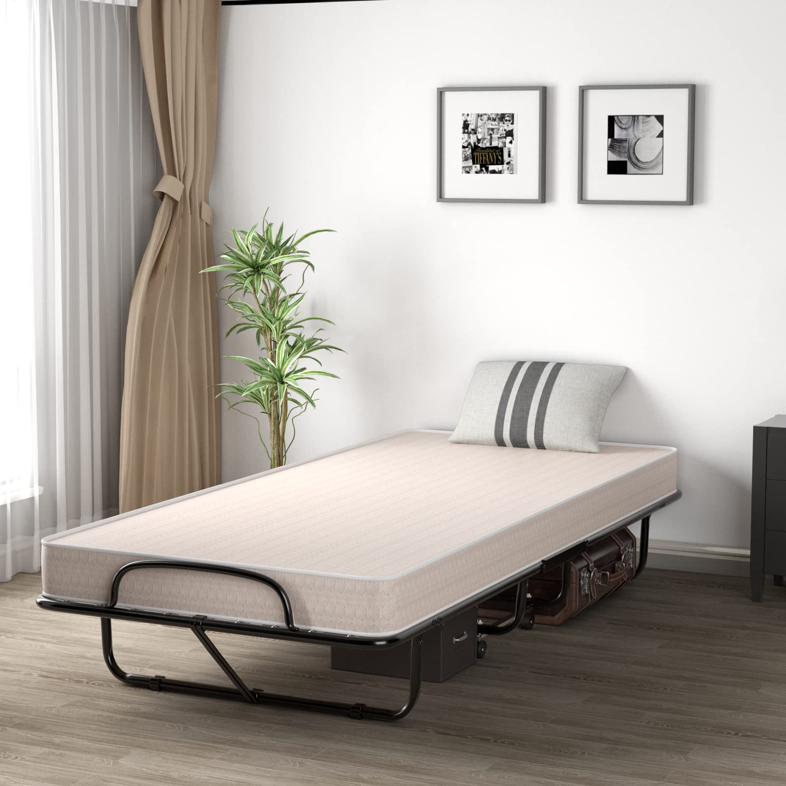 GOFLAME Folding Guest Bed with 4