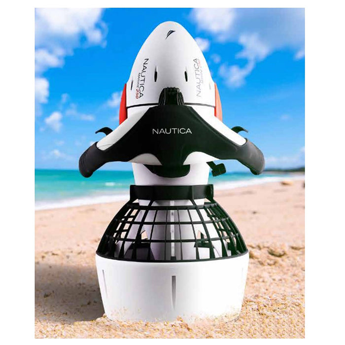 Nautica Marine 250 Sea Scooter - Portable Underwater Scooter for Scuba Diving, Snorkeling & Swimming | Waterproof & Lightweight Design for Ocean Adventures