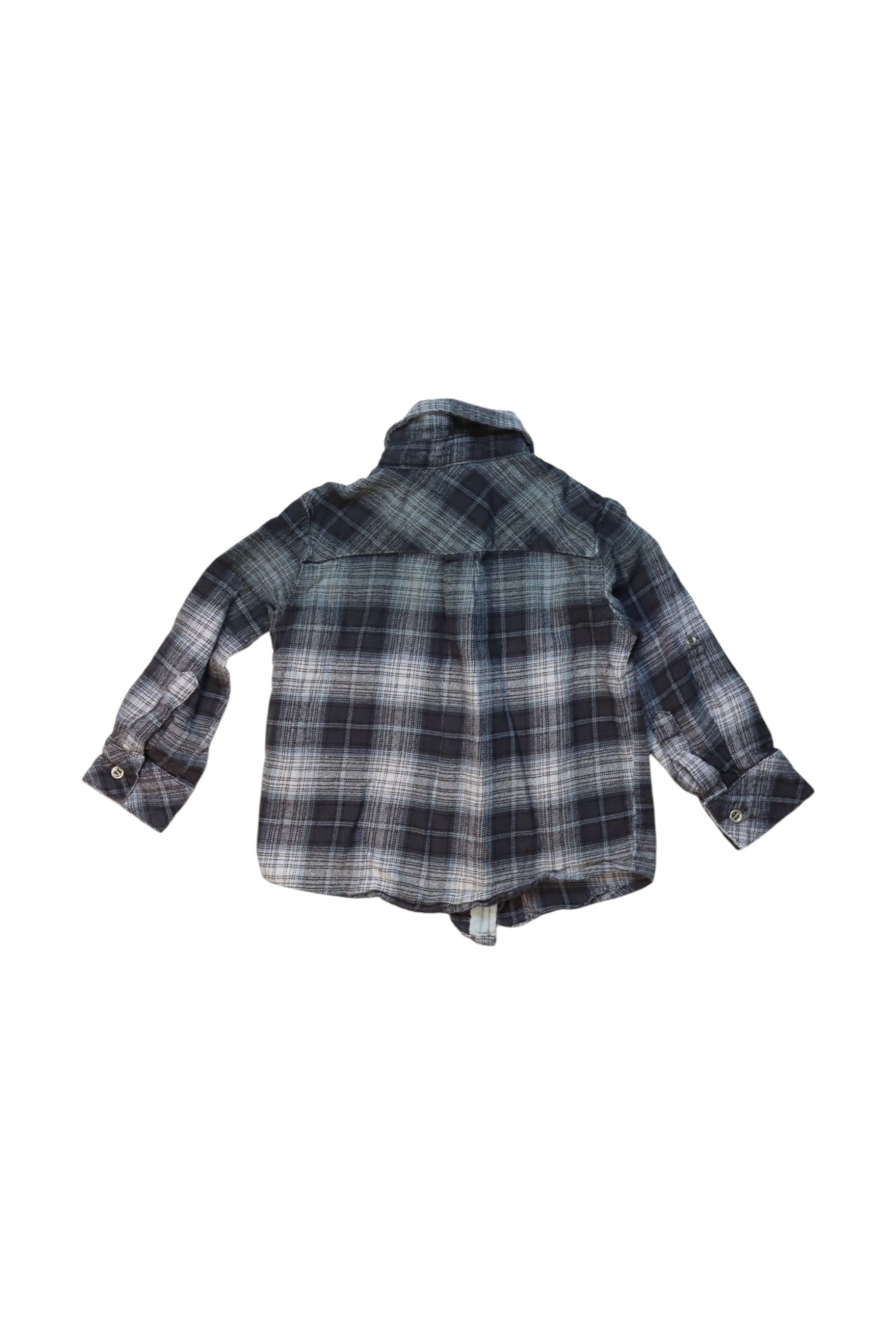7 For All Mankind Boys' Button Up Shirt - Size 2T Toddler Casual Shirt | Soft Cotton Dress Shirt for Kids | Perfect for Playdates, Parties & Family Photos