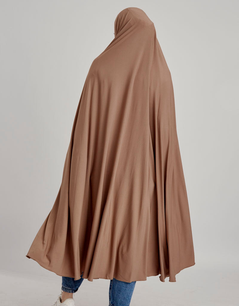 Stylish Jilbab in Shades of Brown - Modest Islamic Scarf for Women - Perfect for Daily Wear, Prayer & Special Occasions