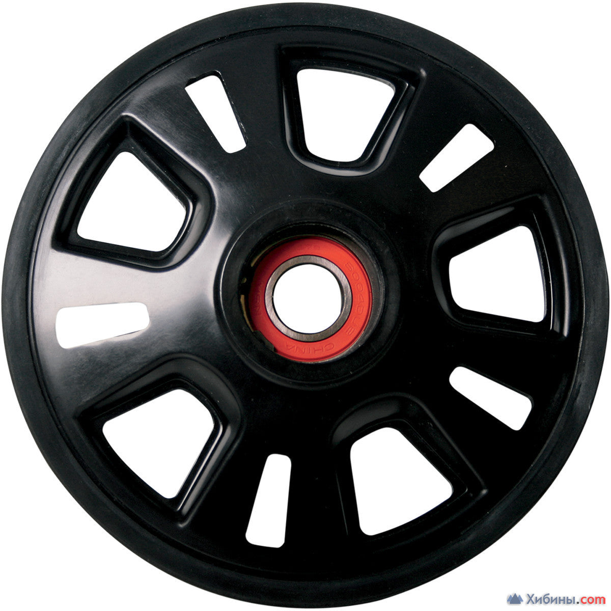 2012-2019 Ski Doo 165MM Black Idler Wheel Assembly (503192128) - Replacement Part for Snowmobile Track System - Perfect for Winter Maintenance & Off-Road Adventures