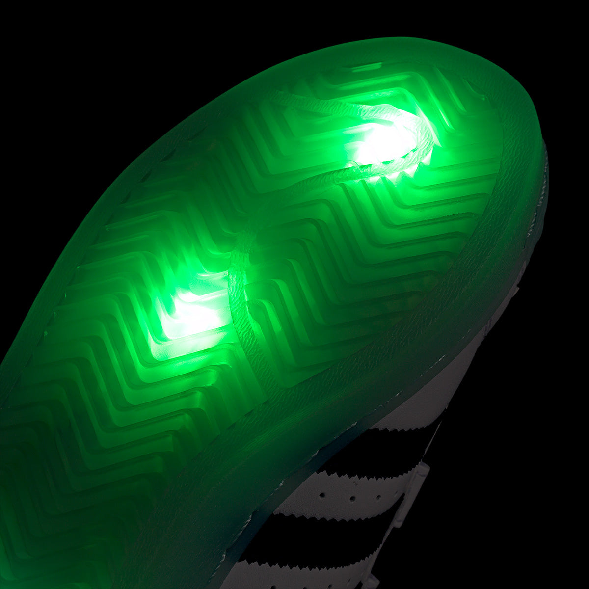 Kids Superstar LED Light Up Sneakers - White Glow Shoes for Boys & Girls - Perfect for Parties, Halloween & Nighttime Fun